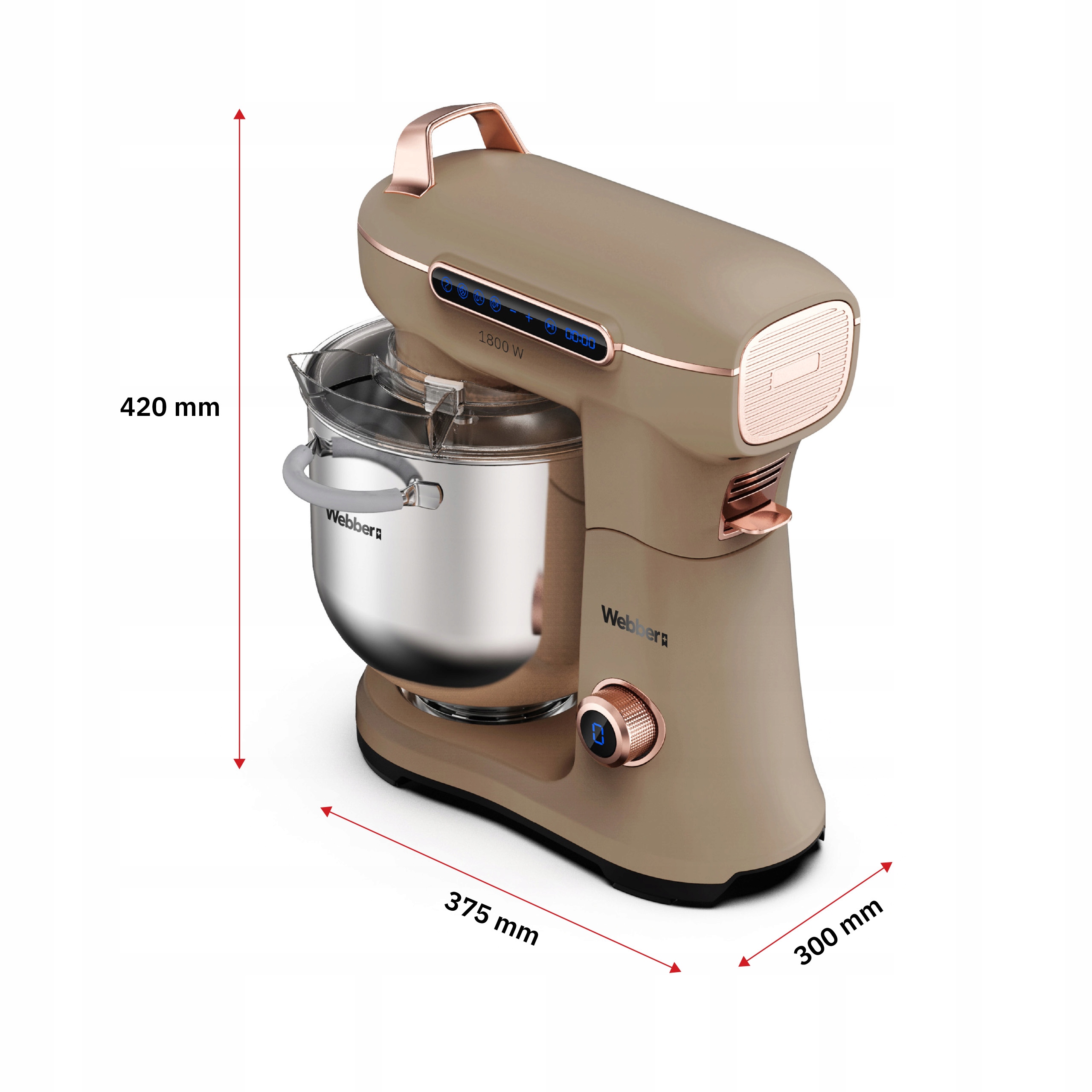 Robot Kuchenny Planetarny XEF900 1800W Misa 7l Mikser Wielofunkcyjny