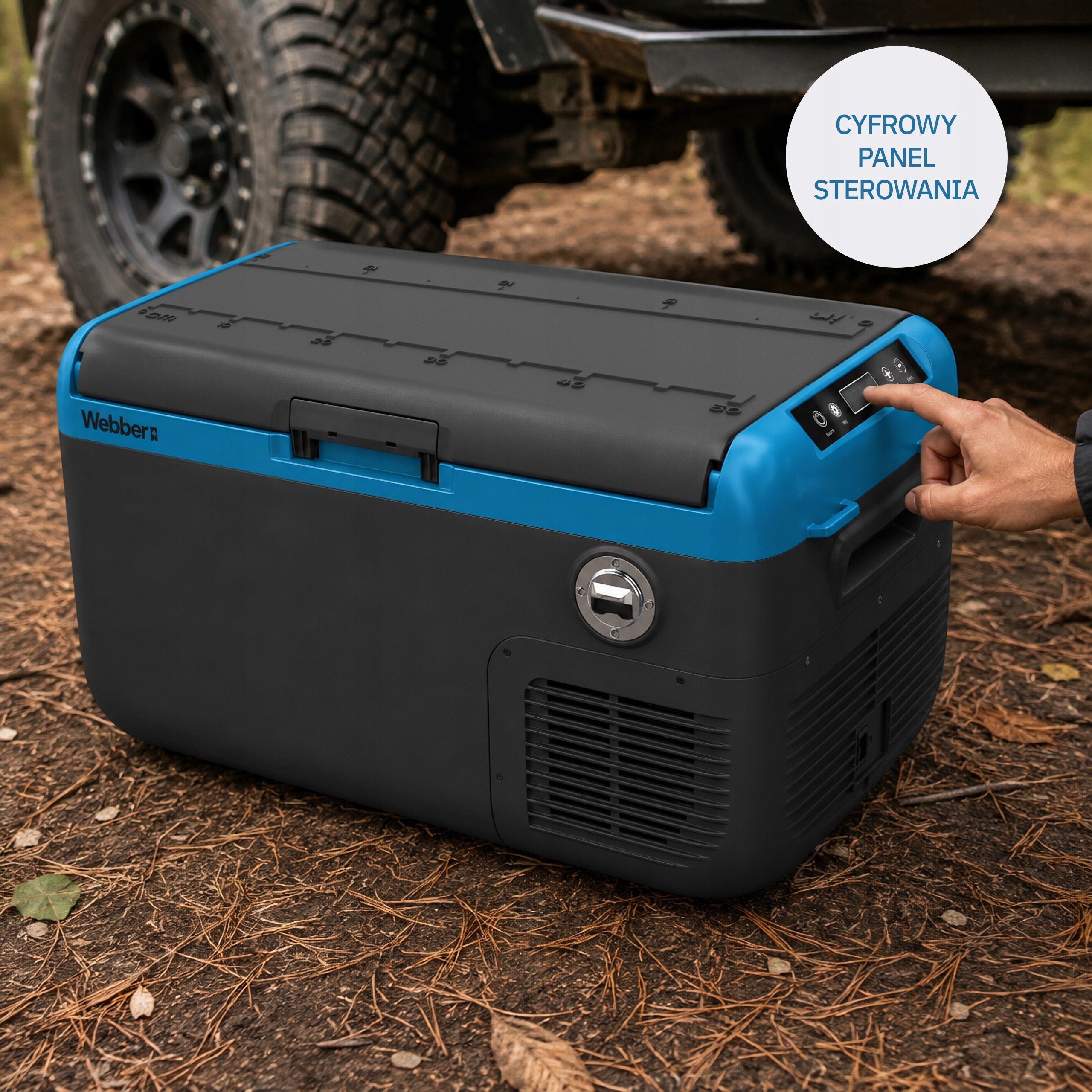 Lodówka Turystyczna Kompresorowa Zamrażarka Samochodowa 30l -20°C 12/24V