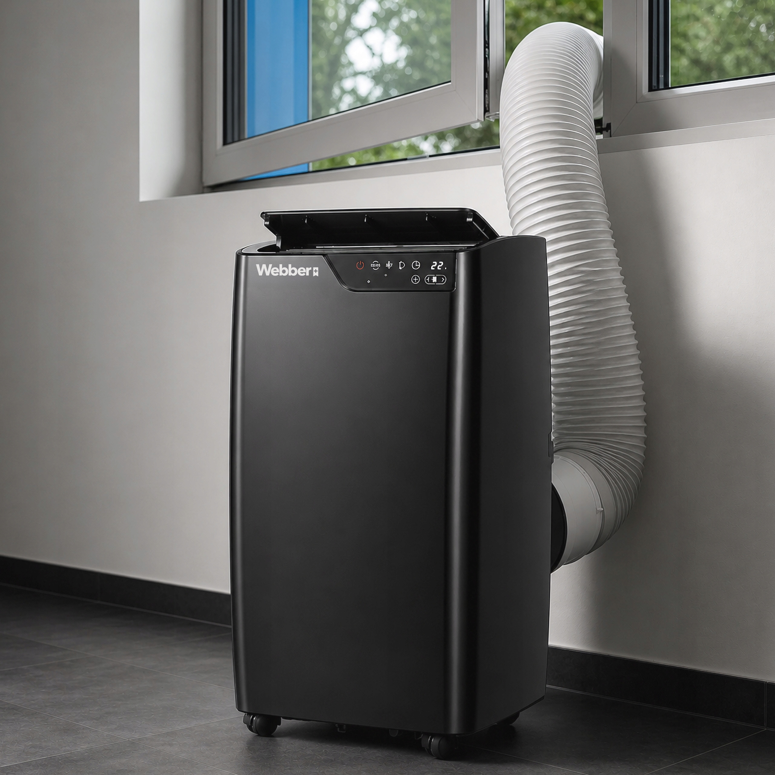 Klimatyzator Przenośny 12000BTU 4w1 WIFI Grzanie Osuszacz Pilot 49m²