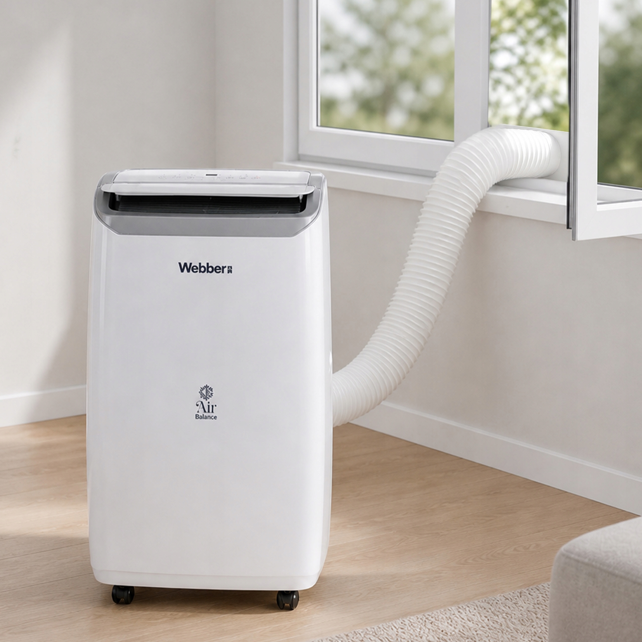 Klimatyzator Przenośny 16000BTU 4w1 WIFI Grzanie Osuszacz Do 59m²