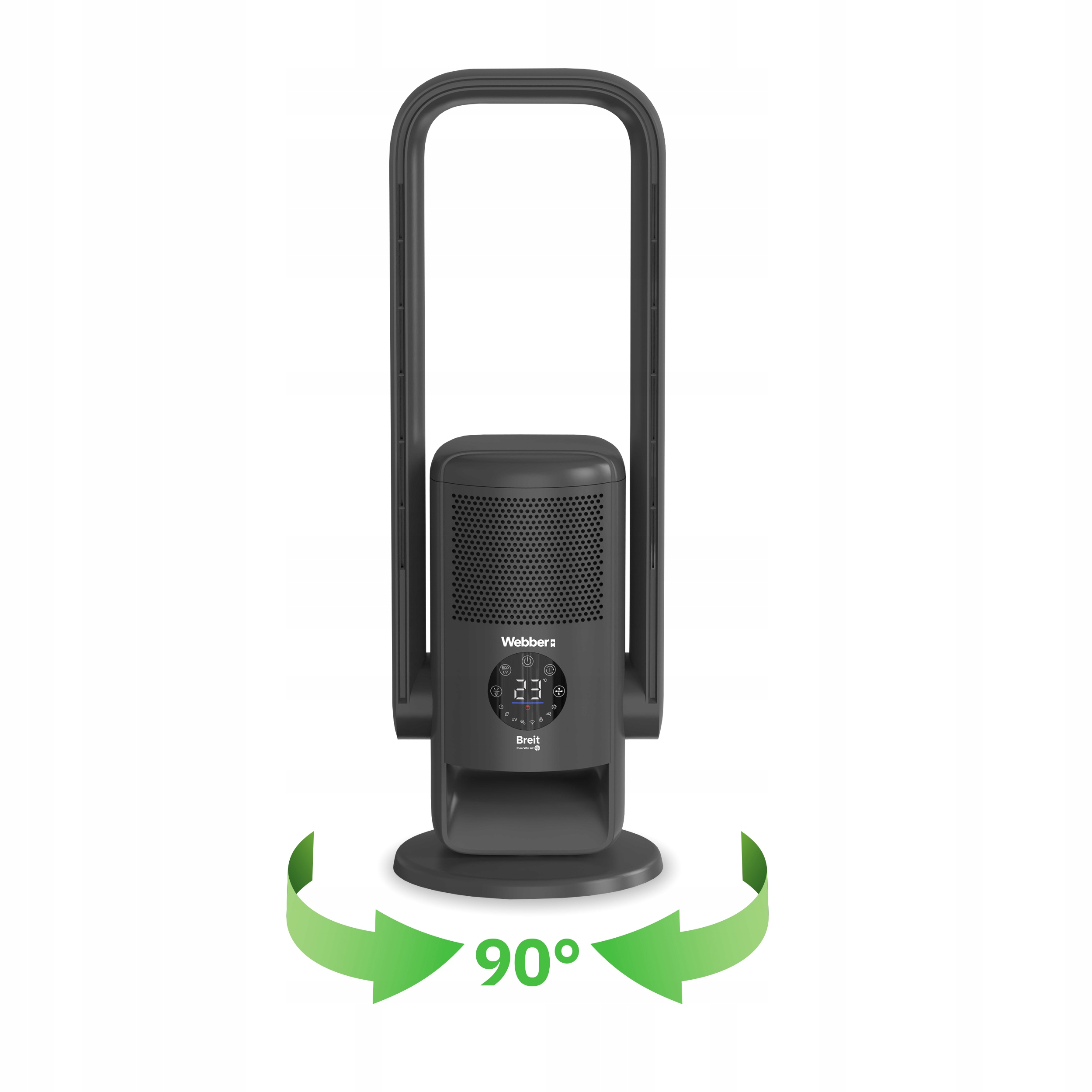 Oczyszczacz Powietrza WIFI 20m² Wentylator Termowentylator APG7800