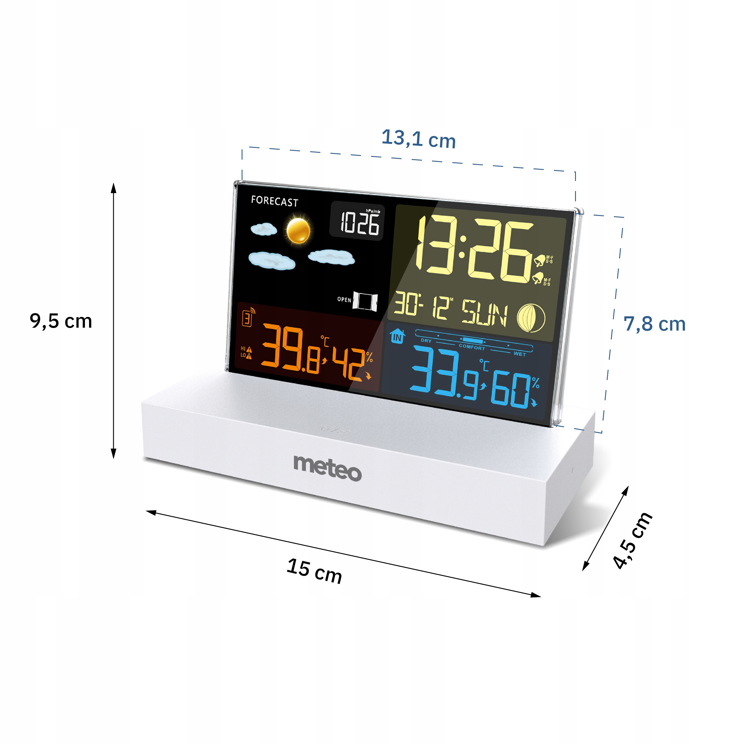 Stacja Pogodowa Z Dcf METEO SP110 B Pogodynka