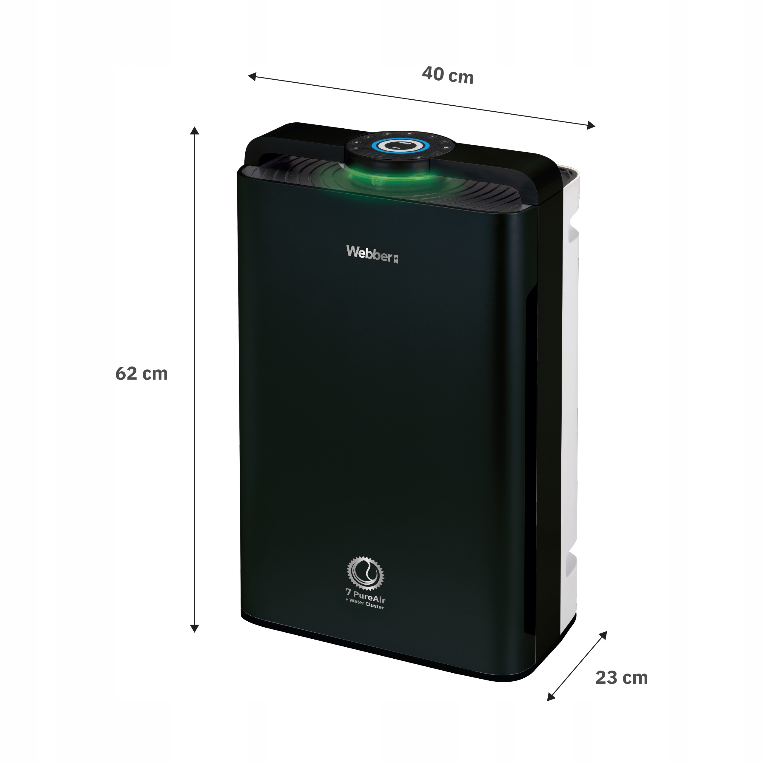 Oczyszczacz Powietrza AP9700 WIFI HEPA13 UV Jonizator Nawilżacz