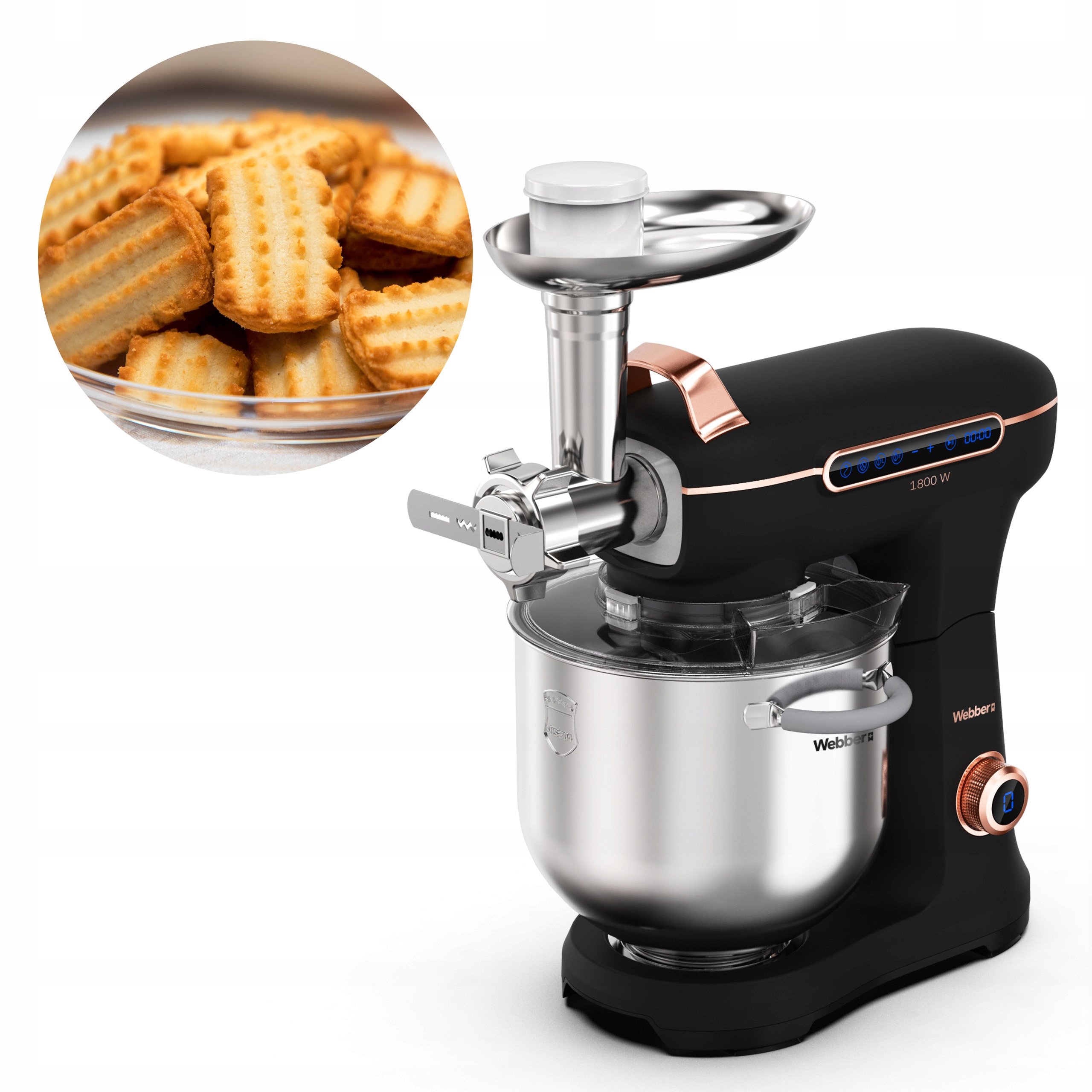 Robot Kuchenny Planetarny XEF900 1800W Misa 7l Mikser Wielofunkcyjny