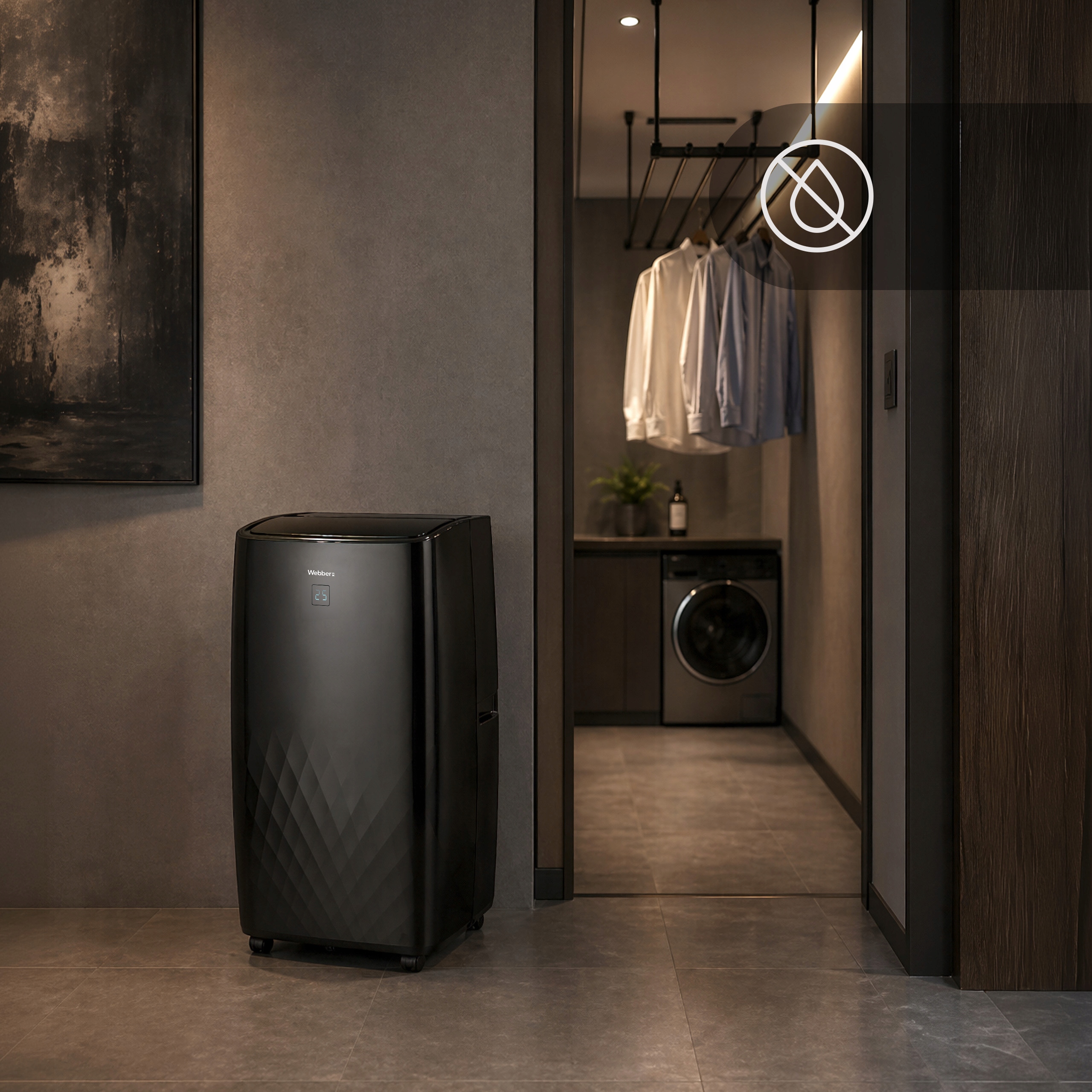 Klimatyzator Przenośny 9000BTU 4w1 WIFI Grzanie Osuszacz Pilot 43m²