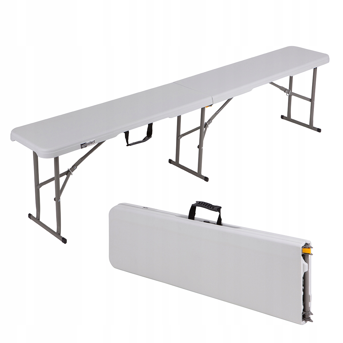 Ławka Ława Składana Cateringowa Stół Cateringowy 183 cm Walizka Hdpe Mocna