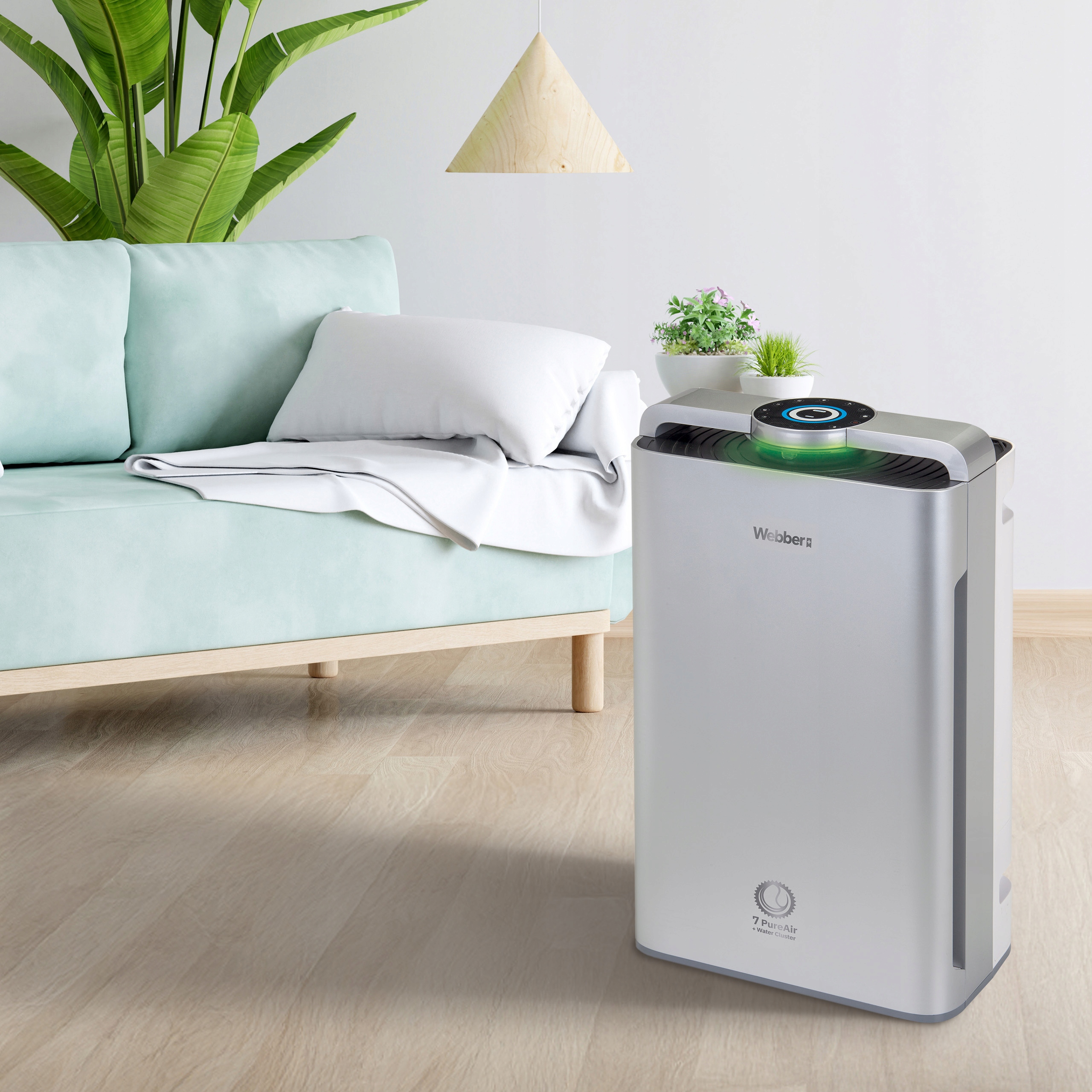 Oczyszczacz Powietrza AP9700 WIFI HEPA13 UV Jonizator Nawilżacz