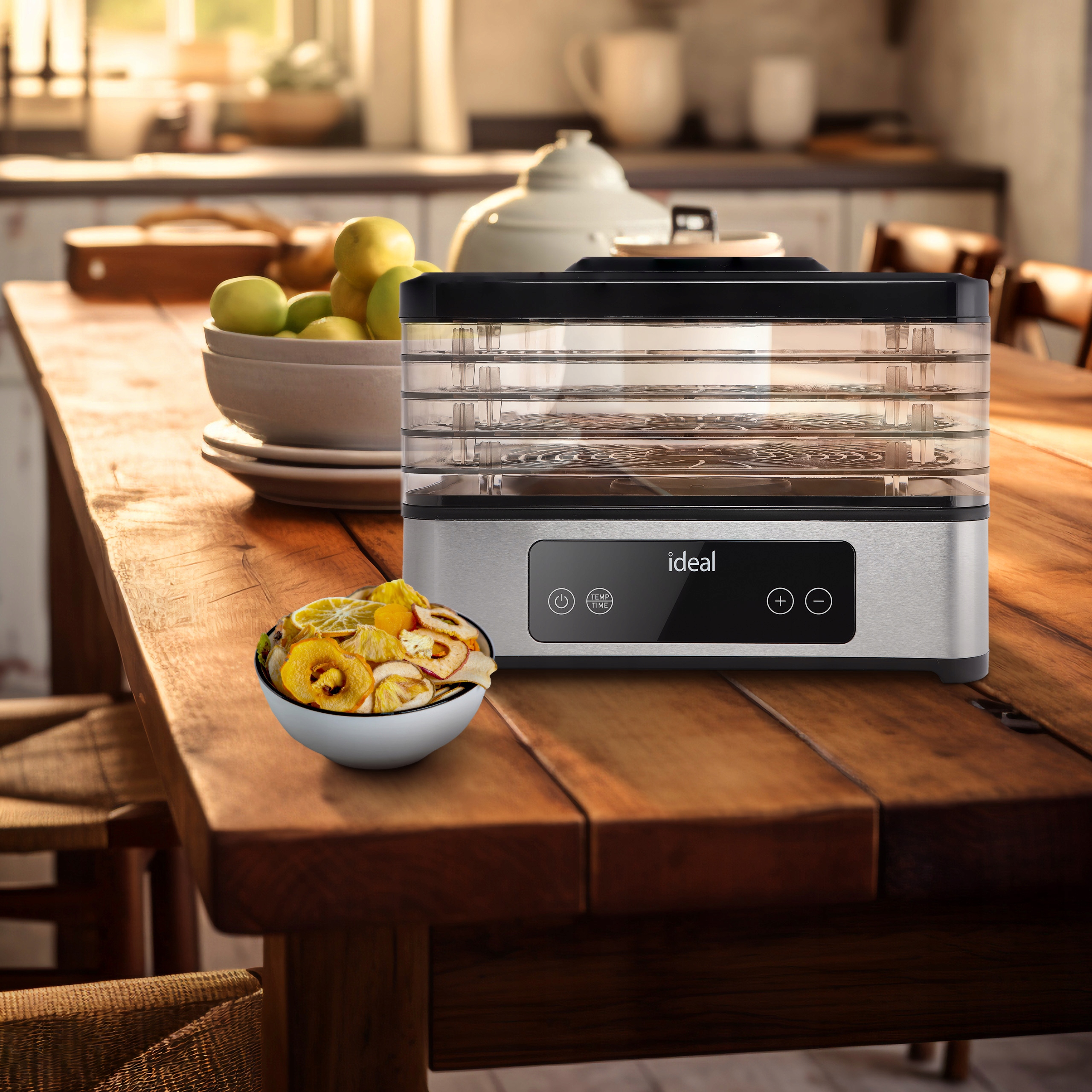 DUŻA Suszarka Do Grzybów Owoców Warzyw INOX +Termoobieg 400W +Timer