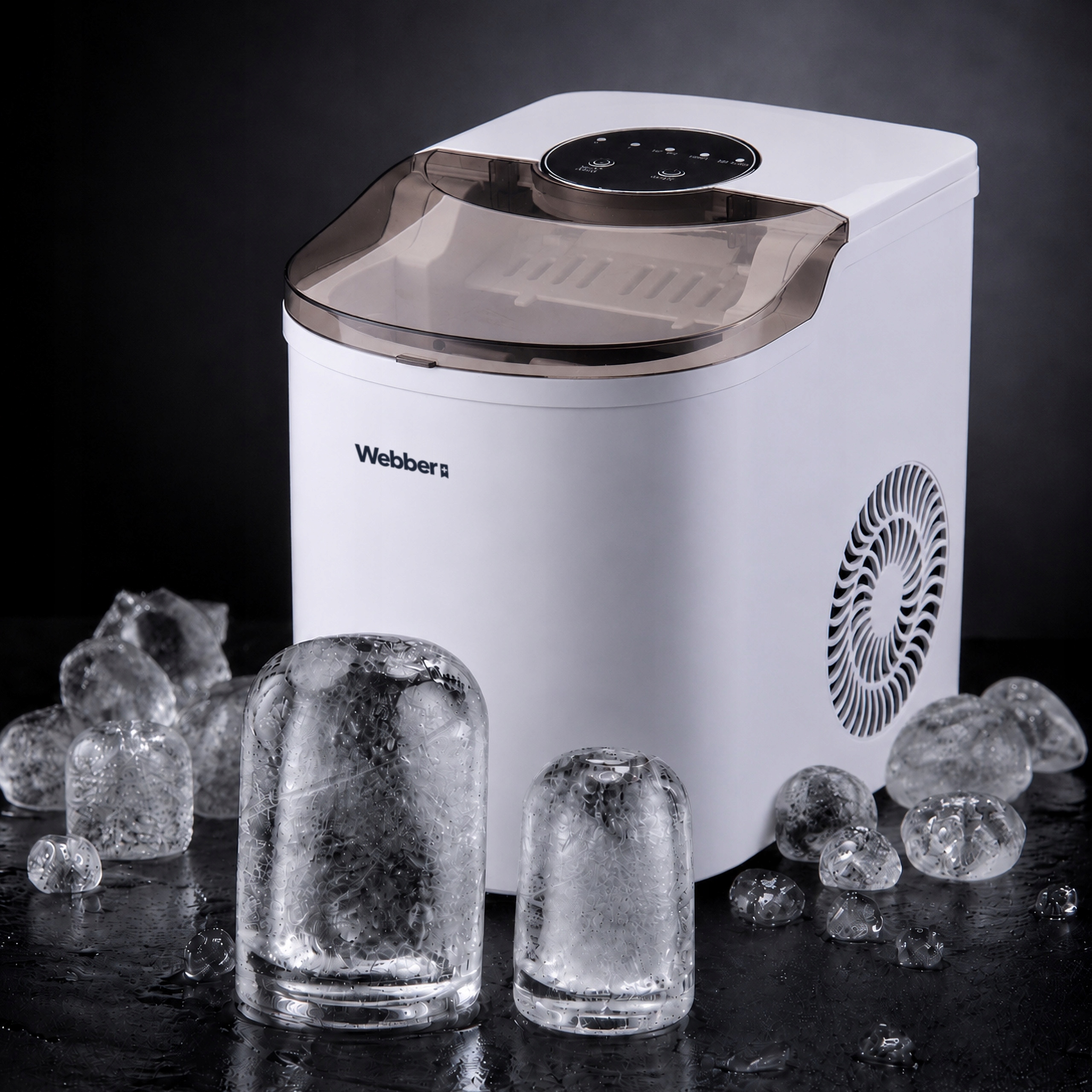 Kostkarka Do Lodu Kemi Ice Master 10KG/24H 165W 7 Kostek 2 Rozmiary