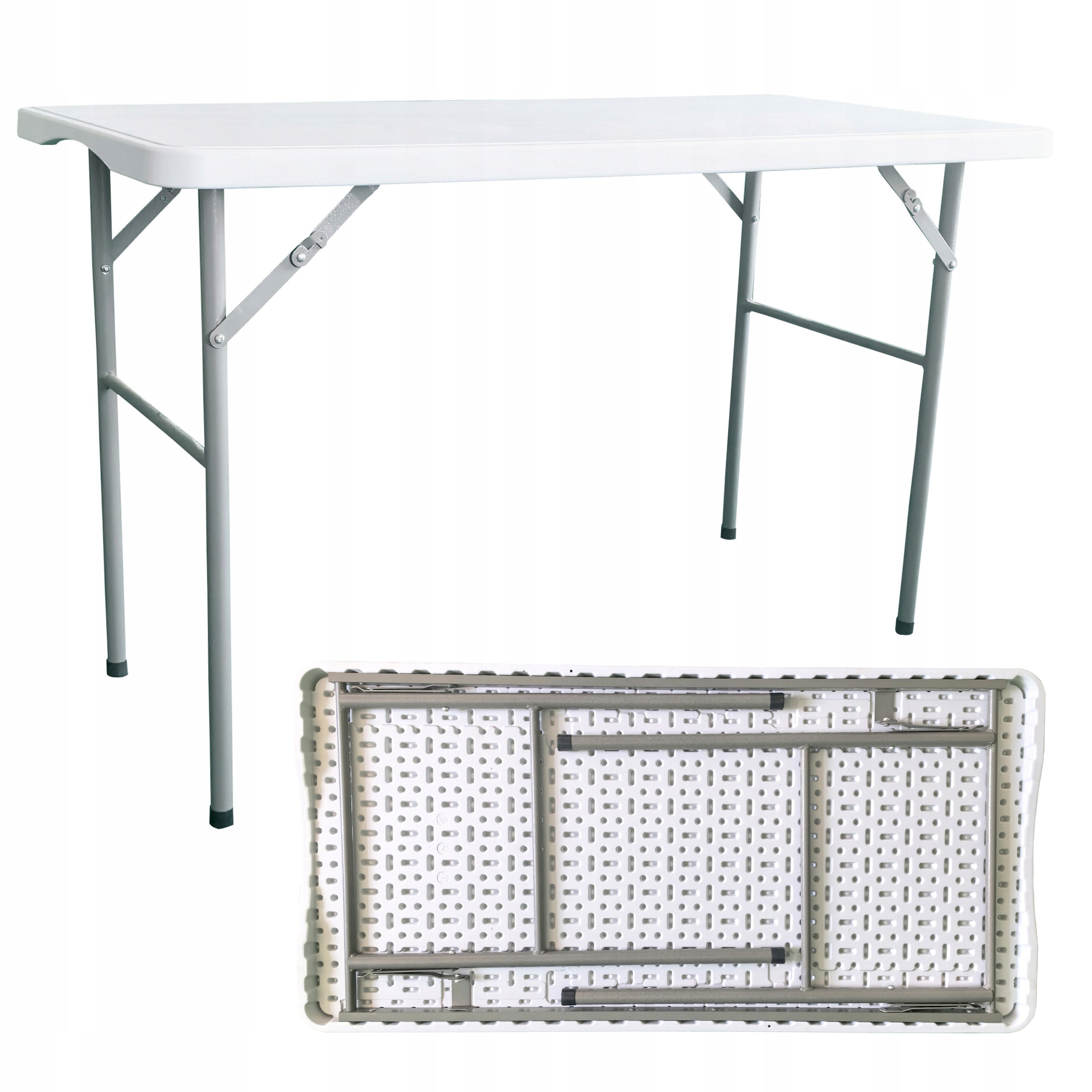 Stół Cateringowy Ogrodowy Składany 120x60 cm Stolik Tarasowy Nuforma