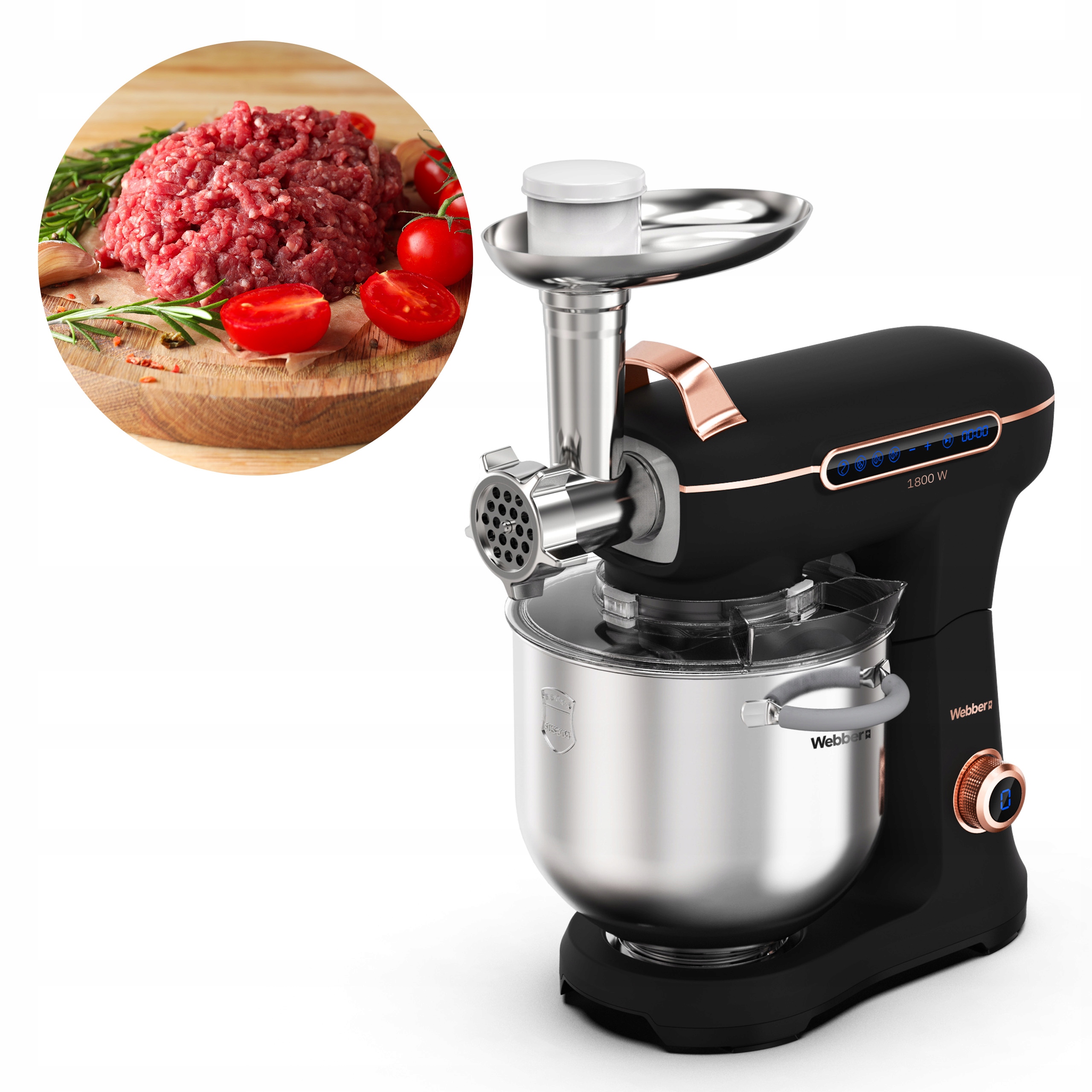 Robot Kuchenny Planetarny XEF900 1800W Misa 7l Mikser Wielofunkcyjny