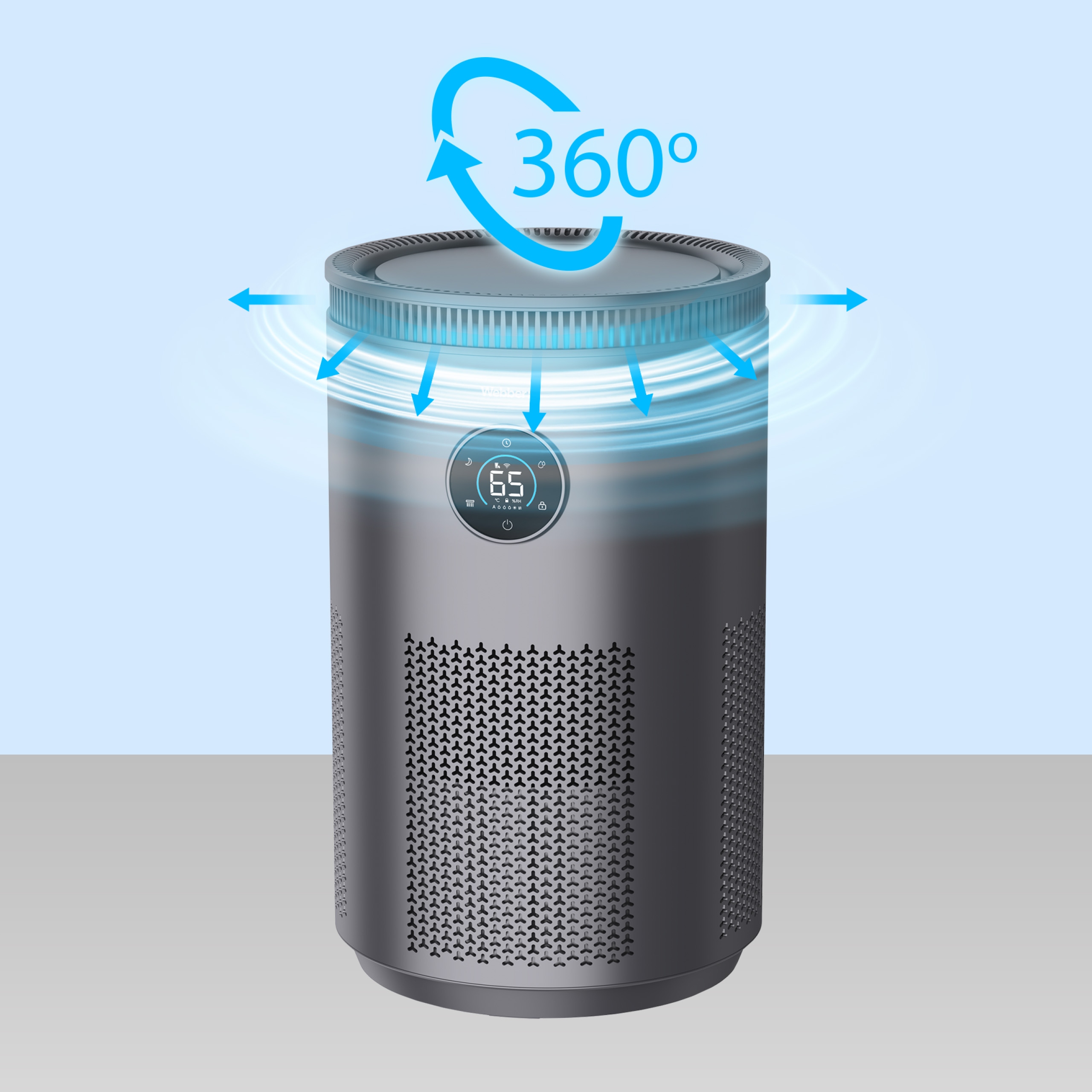 Nawilżacz Ewaporacyjny COMO EH4001 UV-C WIFI ATR 360° 5l LAMPA UVC