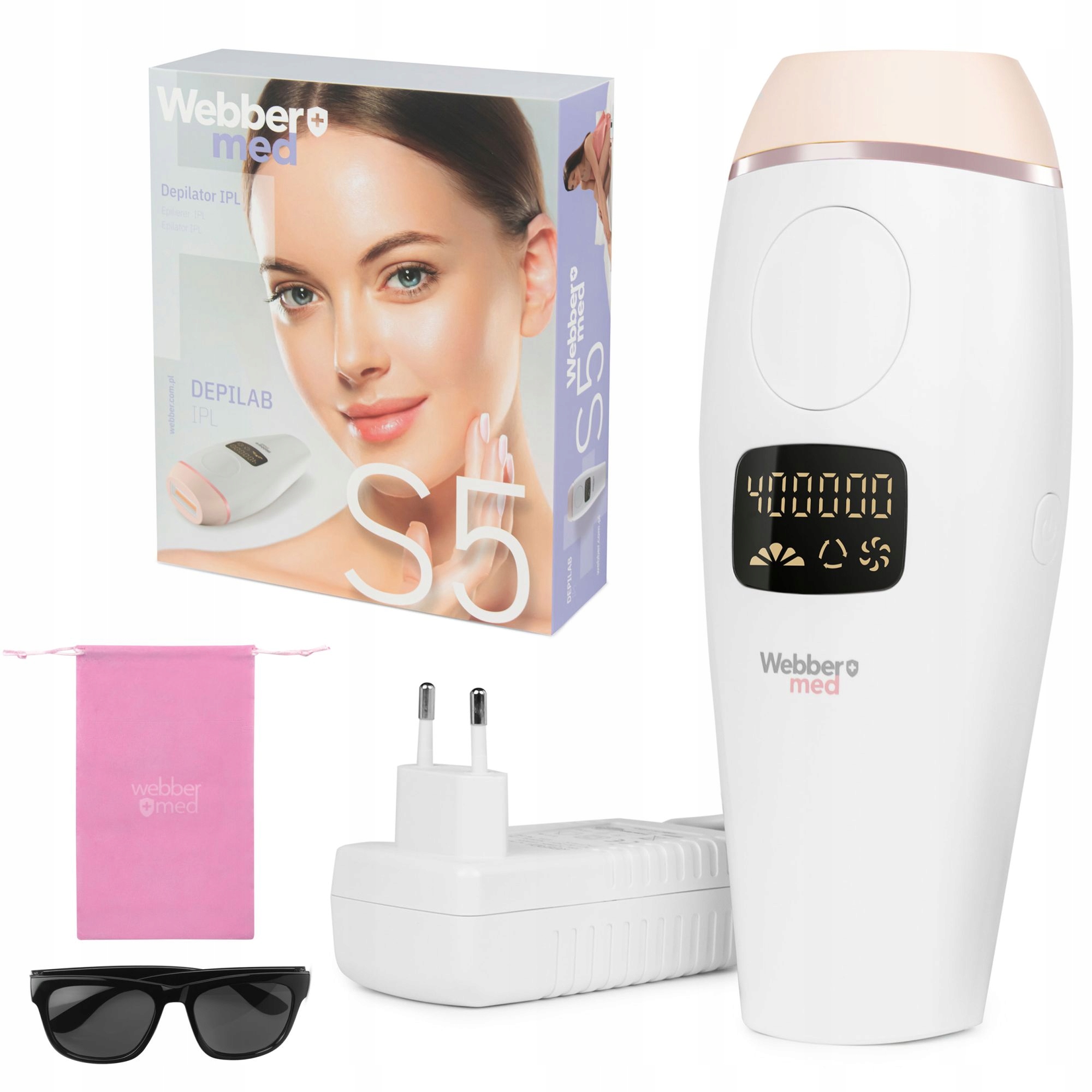 Depilator Ipl Do Włosów Ciała Laserowy Bikini Nóg Bezbolesny S5
