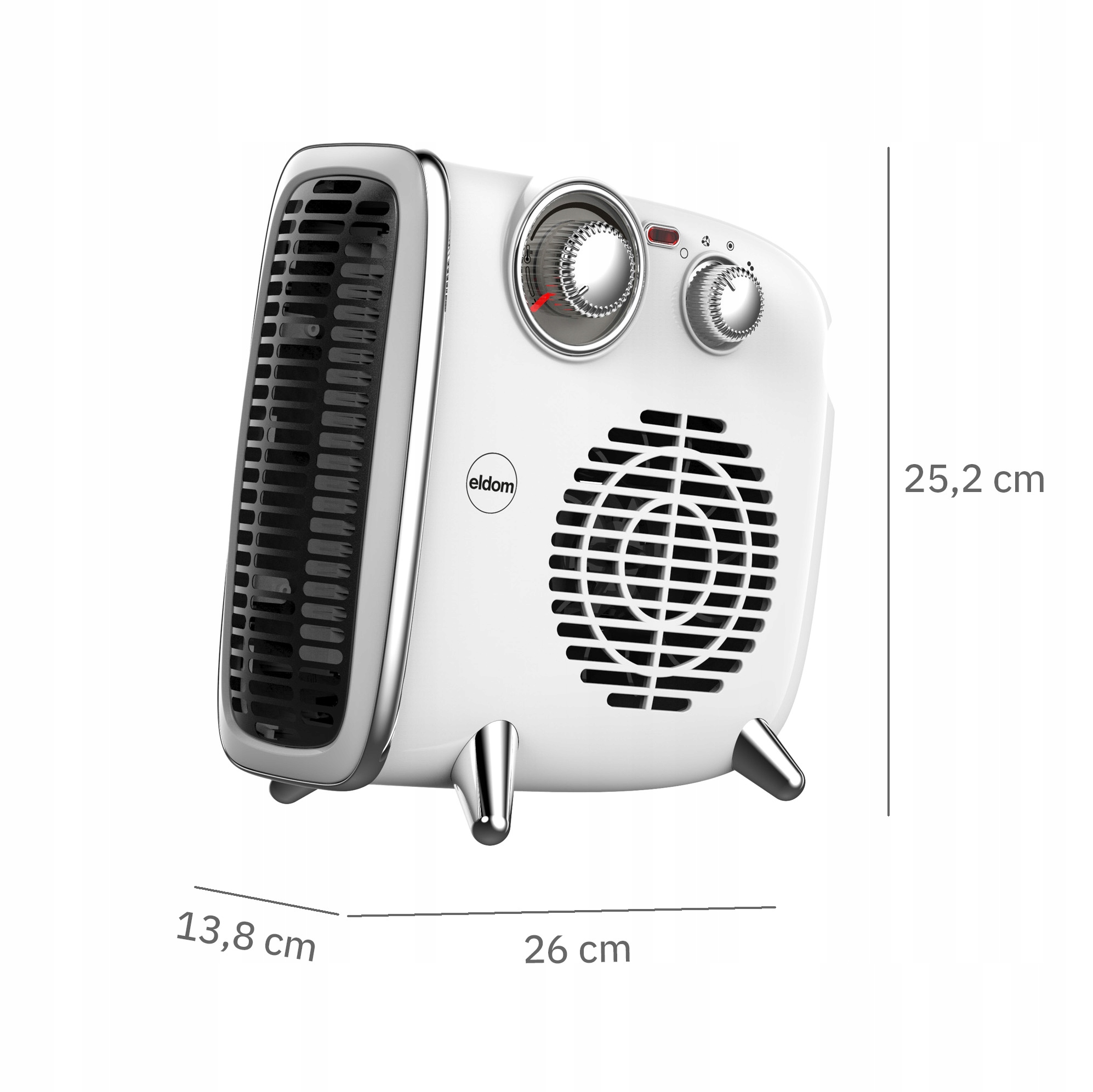 Grzejnik Elektryczny Termowentylator Farelka Piecyk HL12 1800 W