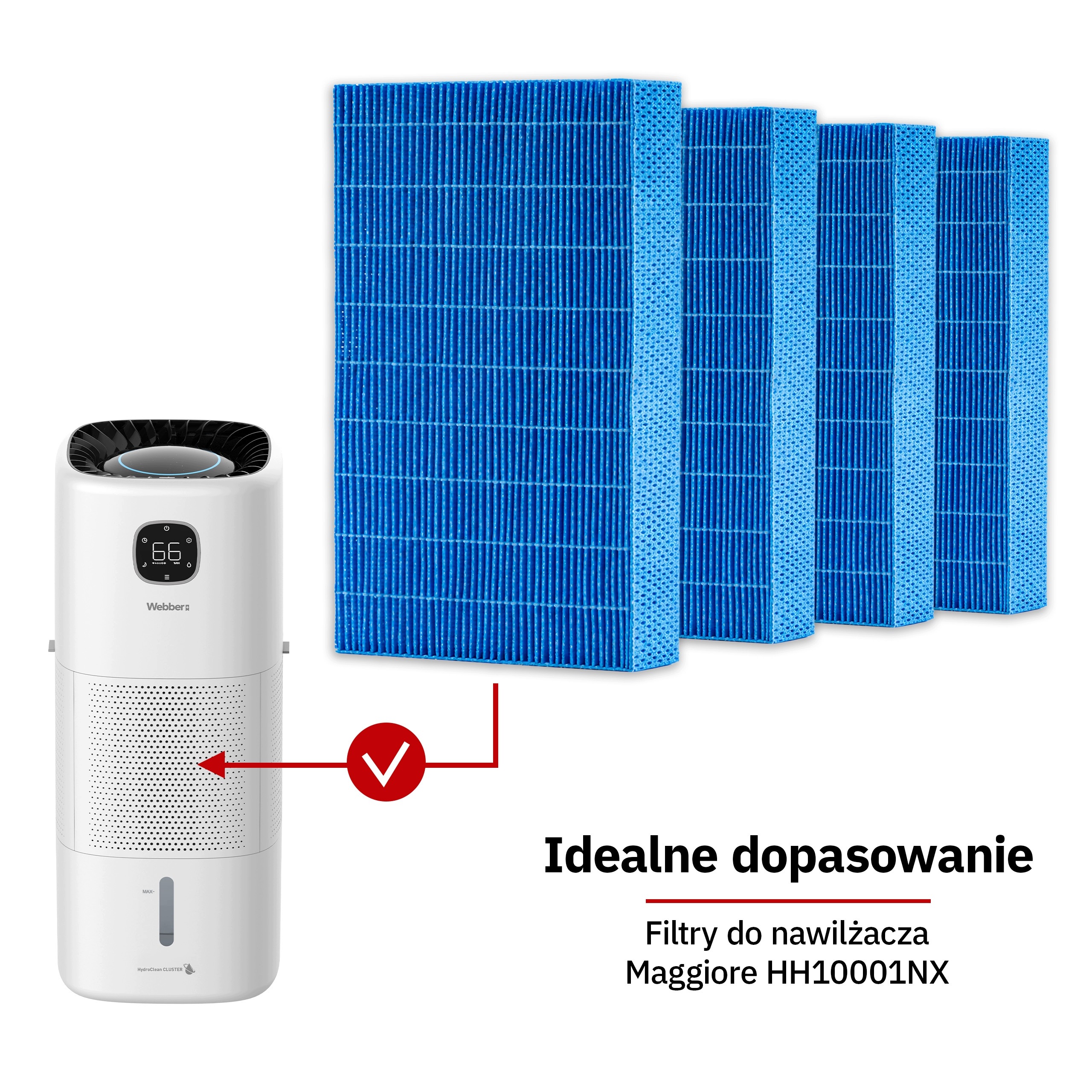 Filtr Do Nawilżacza Powietrza HH10001FNX Oryginalny Ewaporacyjny 4SZ
