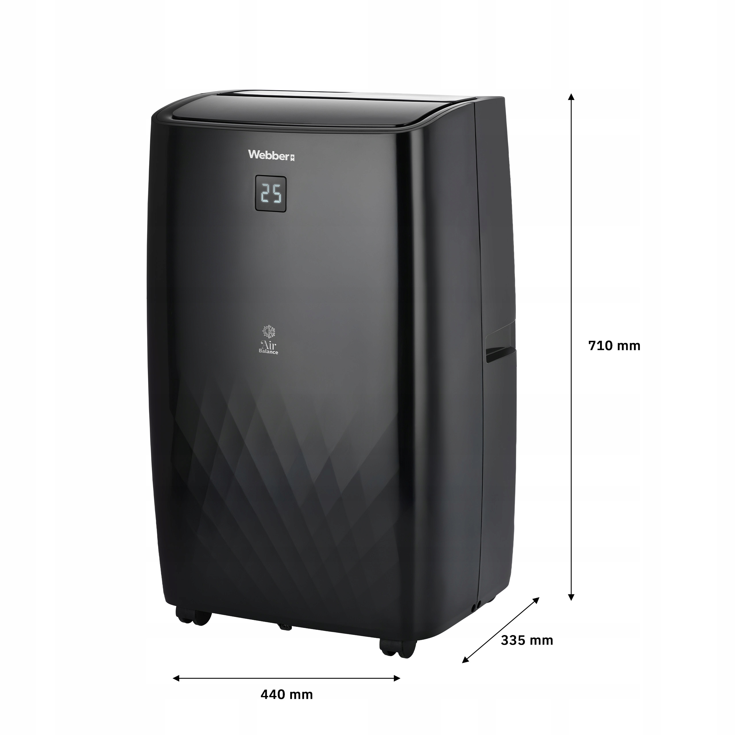 Klimatyzator Przenośny 9000BTU 4w1 WIFI Grzanie Osuszacz Pilot 43m²