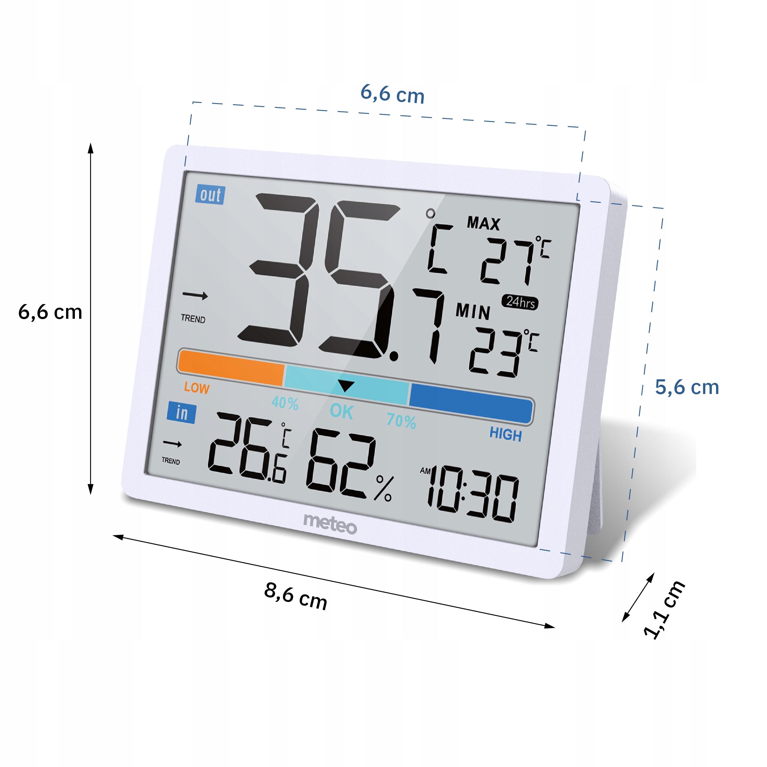 Stacja Pogodowa Cyfrowa Termometr METEO SP109