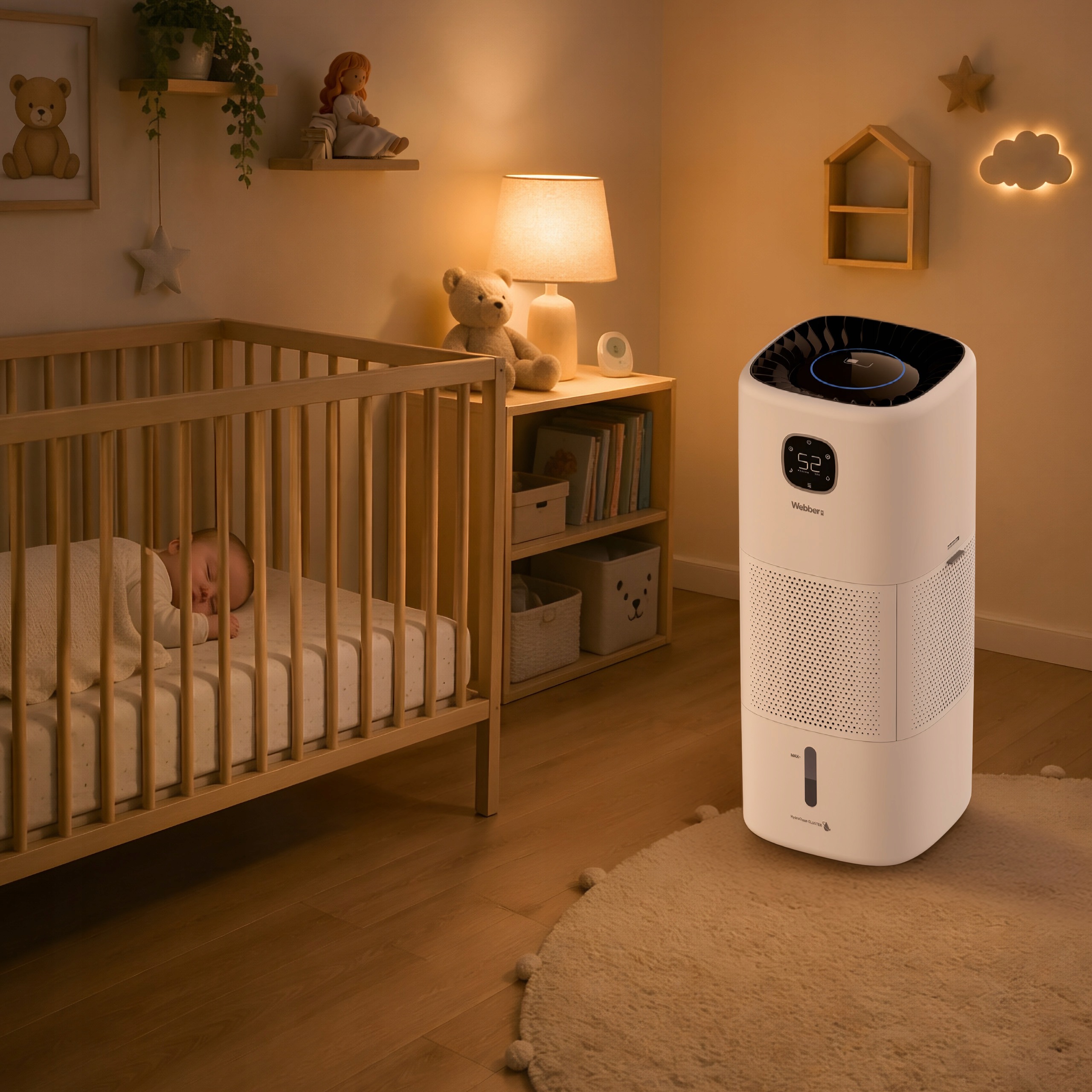 Nawilżacz Ewaporacyjny MAGGIORE HH10001NX 12l WIFI UV Do 100 m²