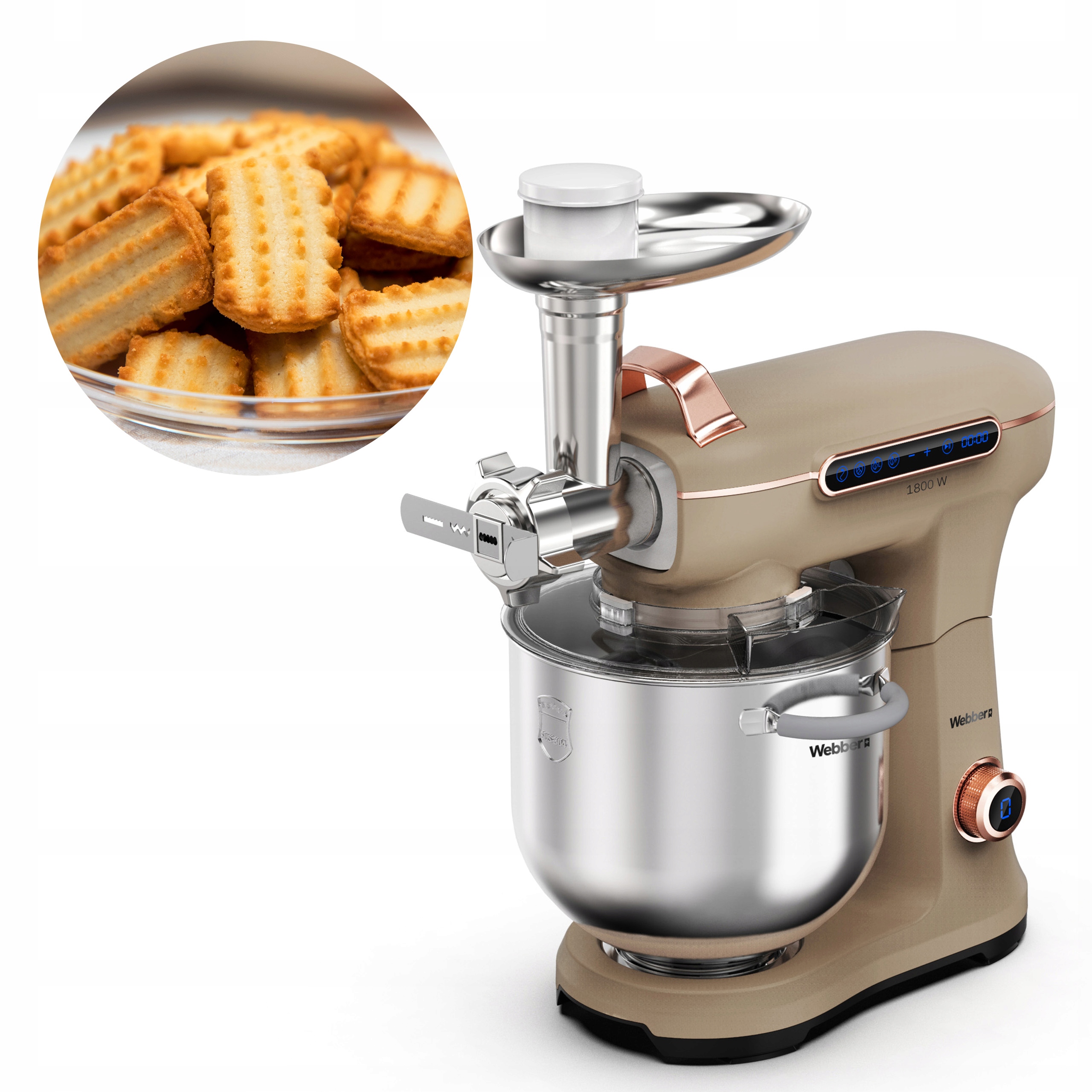 Robot Kuchenny Planetarny XEF900 1800W Misa 7l Mikser Wielofunkcyjny