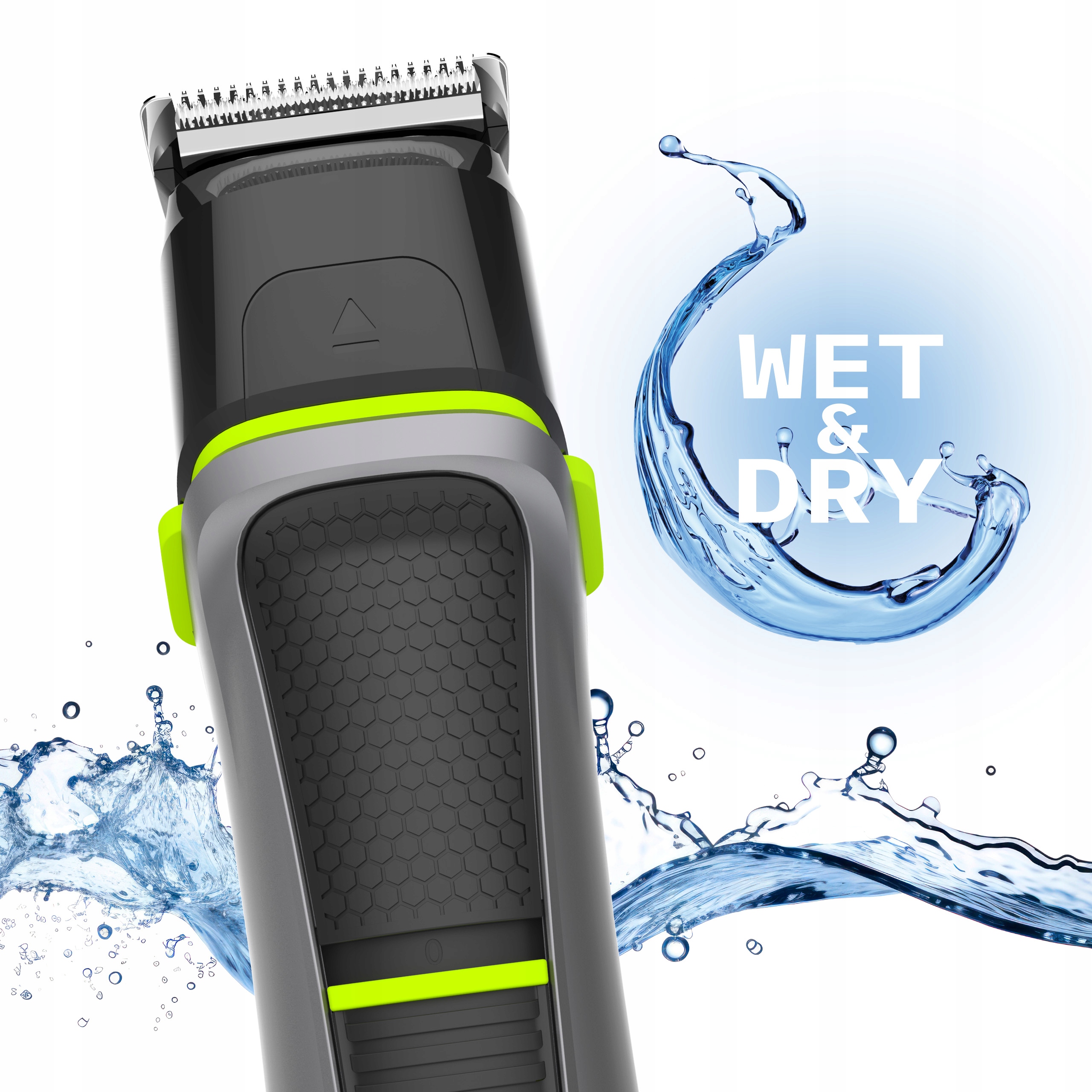 Trymer Męski 14w1 - Golarka + Broda + Włosy + Nos Wet&Dry Zestaw PRO
