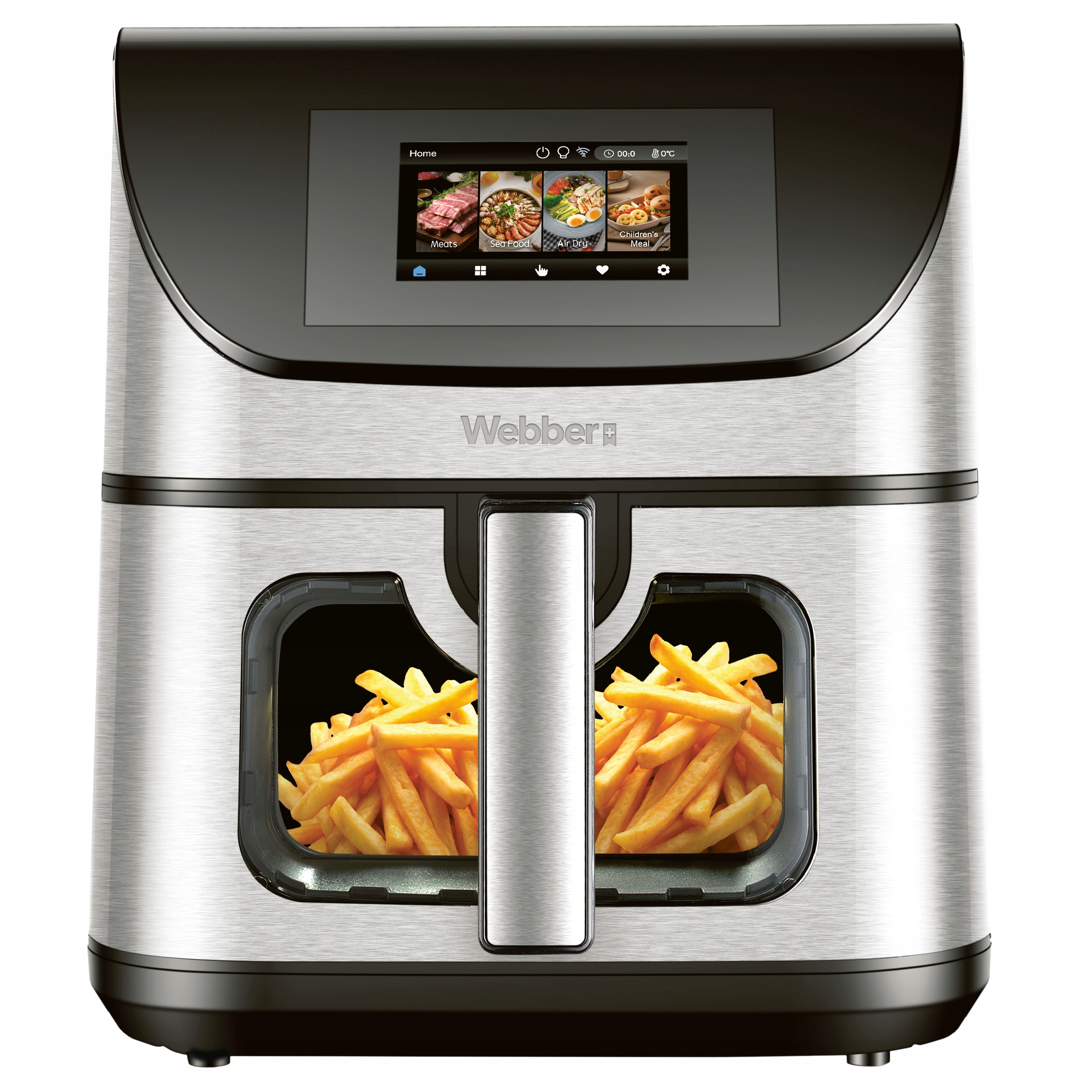 Frytkownica Beztłuszczowa Air Fryer 8l WIFI Nieprzywierająca 10 P 2200W