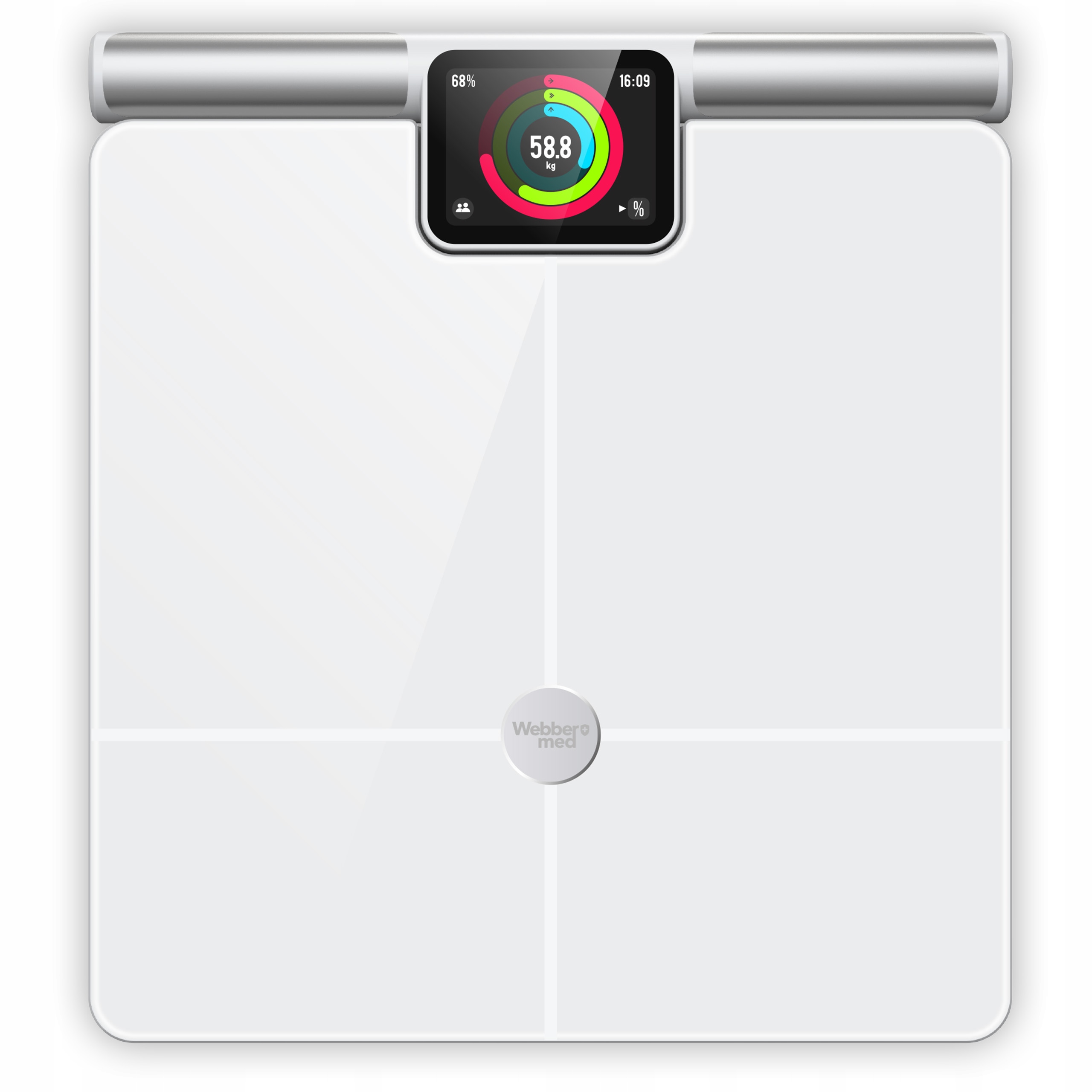 Waga Łazienkowa Analityczna 57 Parametrów Apple Health, Google Fit, WIFI