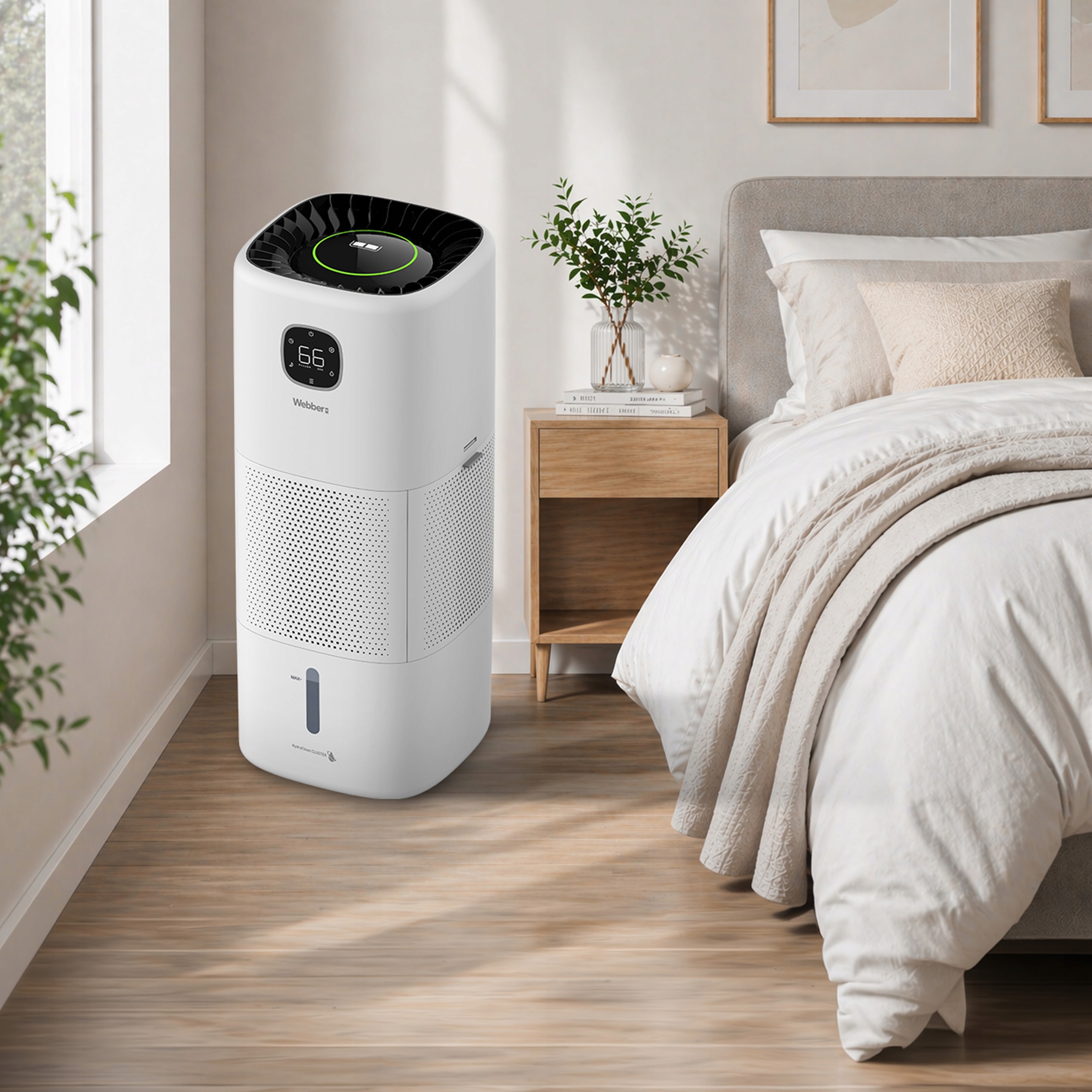 Nawilżacz Ewaporacyjny MAGGIORE HH10001NX 12l WIFI UV Do 100 m²