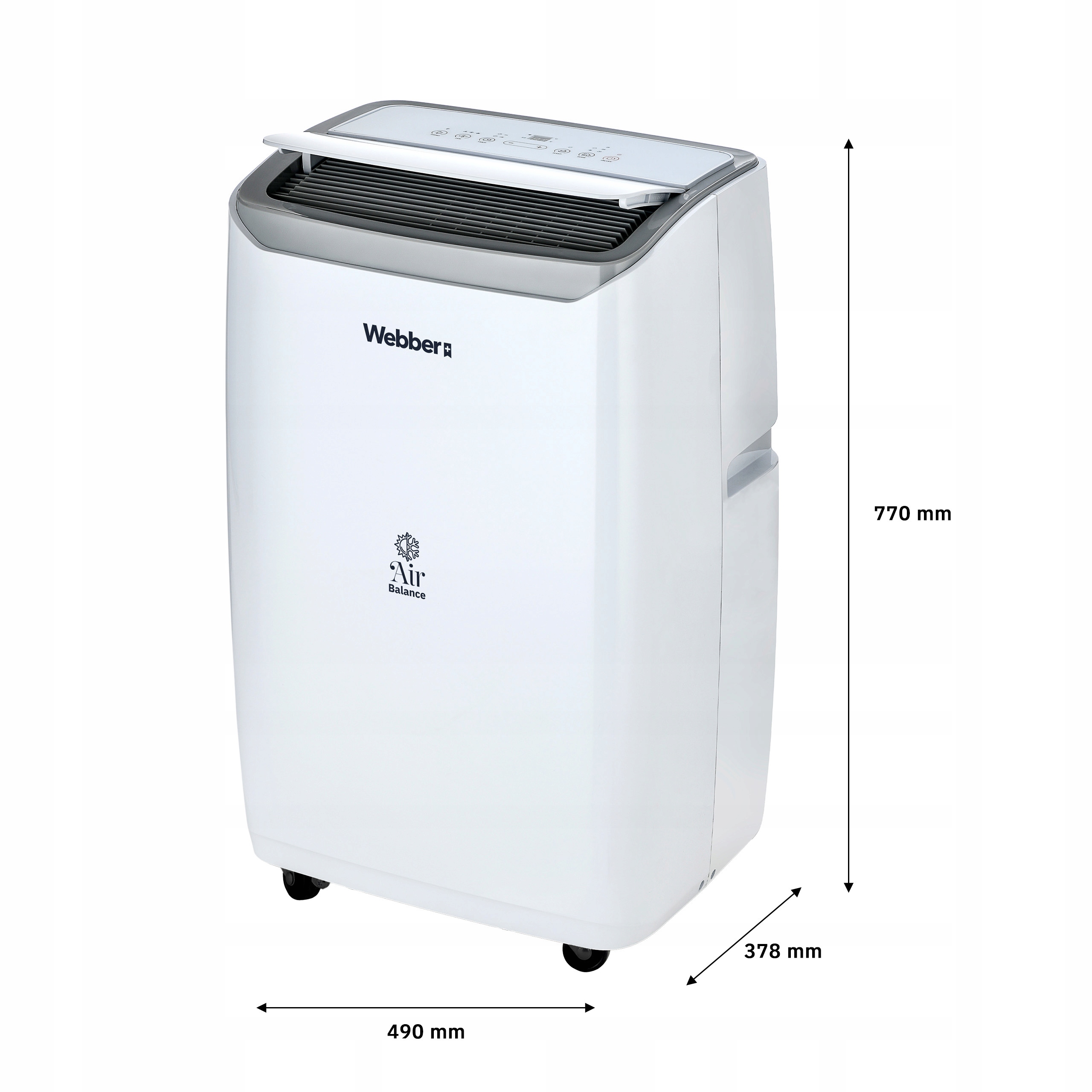 Klimatyzator Przenośny 16000BTU 4w1 WIFI Grzanie Osuszacz Do 59m²
