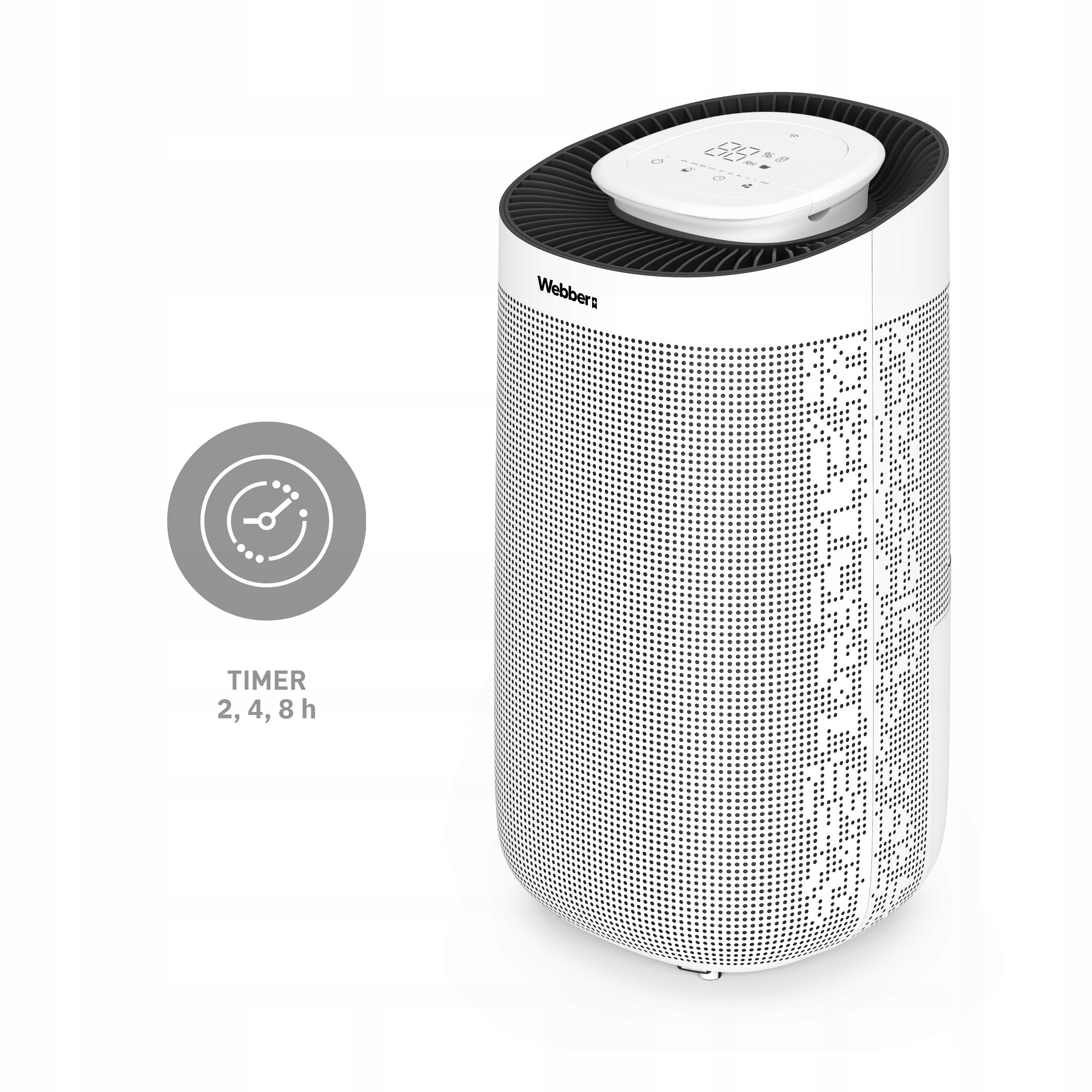 Osuszacz Powietrza WIFI Timer 12L/24H DEC500 Pochłaniacz Wilgoci