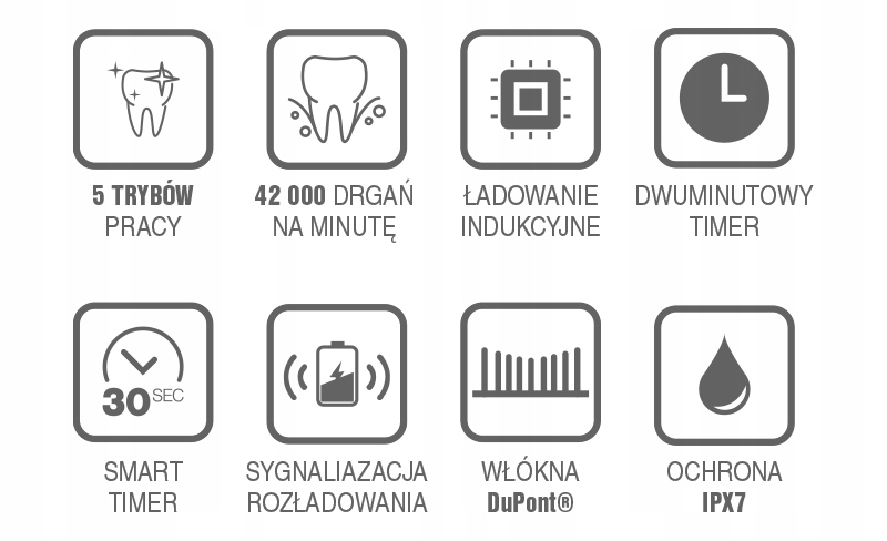 Szczoteczka Elektryczna Soniczna SD200B