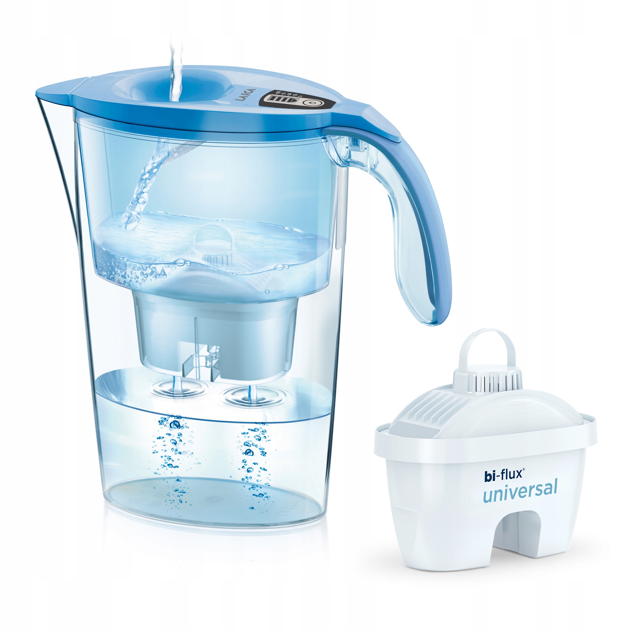 Dzbanek Filtrujący LAICA Stream Line 2,3l Filtr Bi-Flux Do Filtrowania Wody