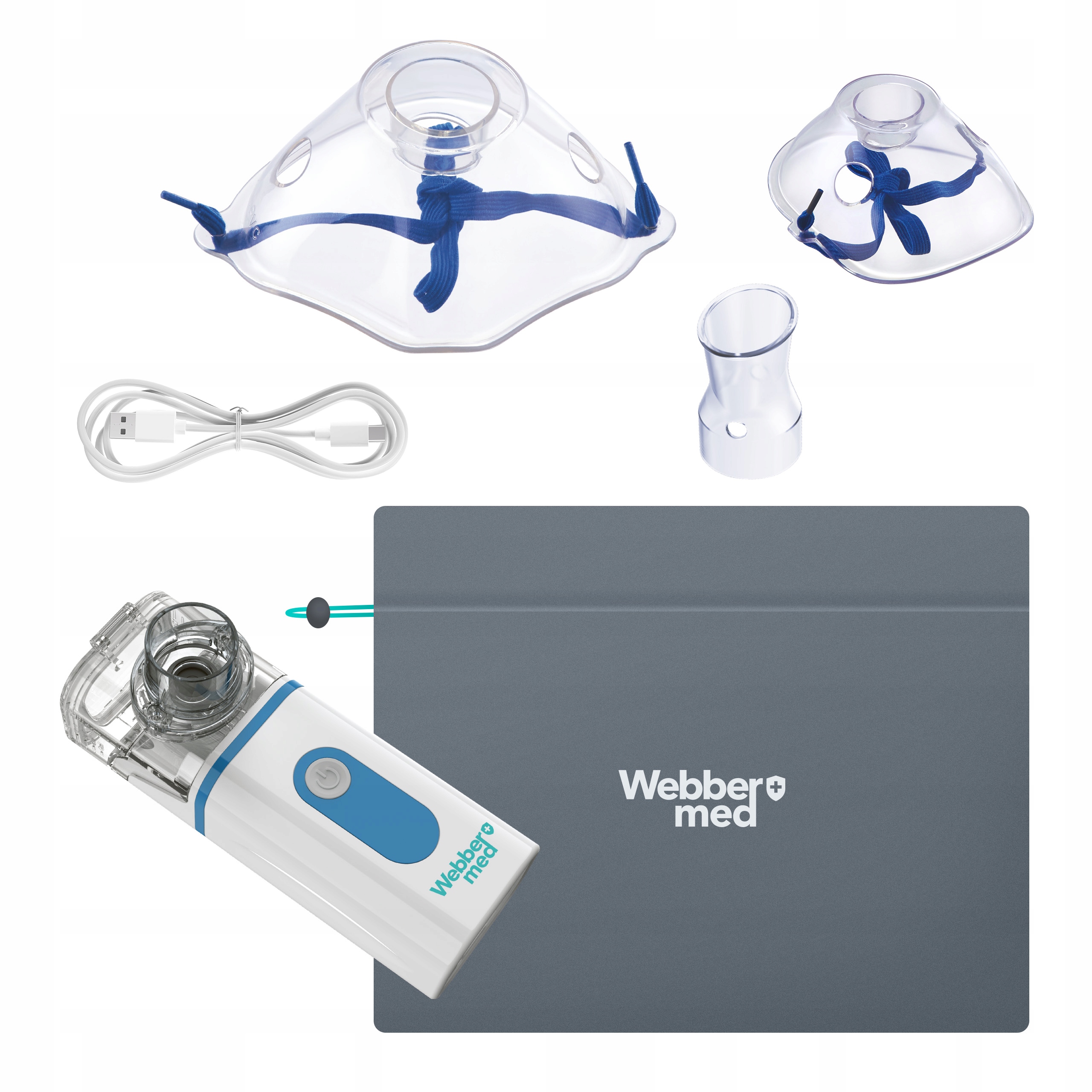 INHALATOR NEBULIZATOR Dla Dzieci I DOROSŁYCH -PRZENOŚNY Na Akumulator Cichy