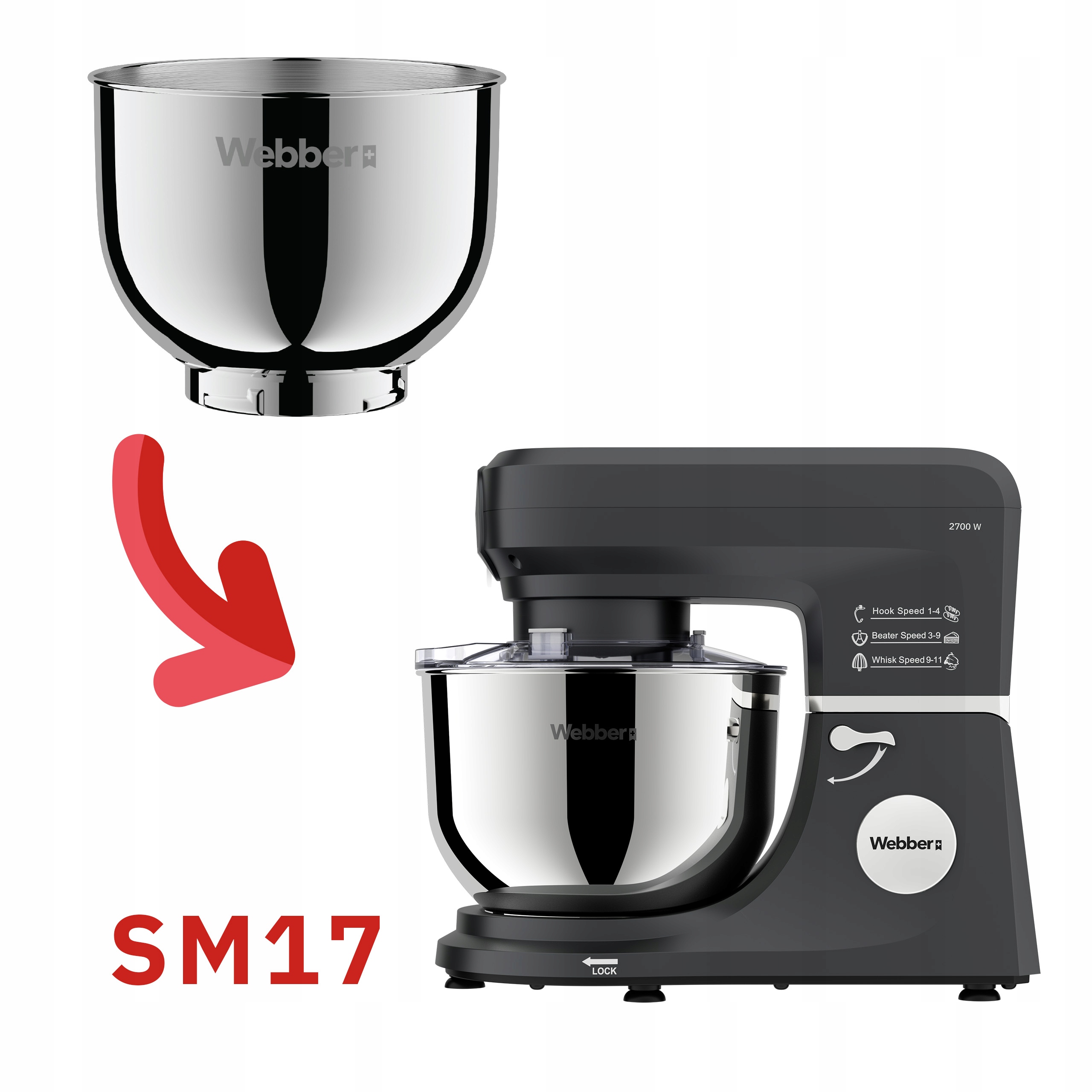 Misa INOX 6l Do Robota SM17 - Oryginalna Misa, Pojemna, Zamienna