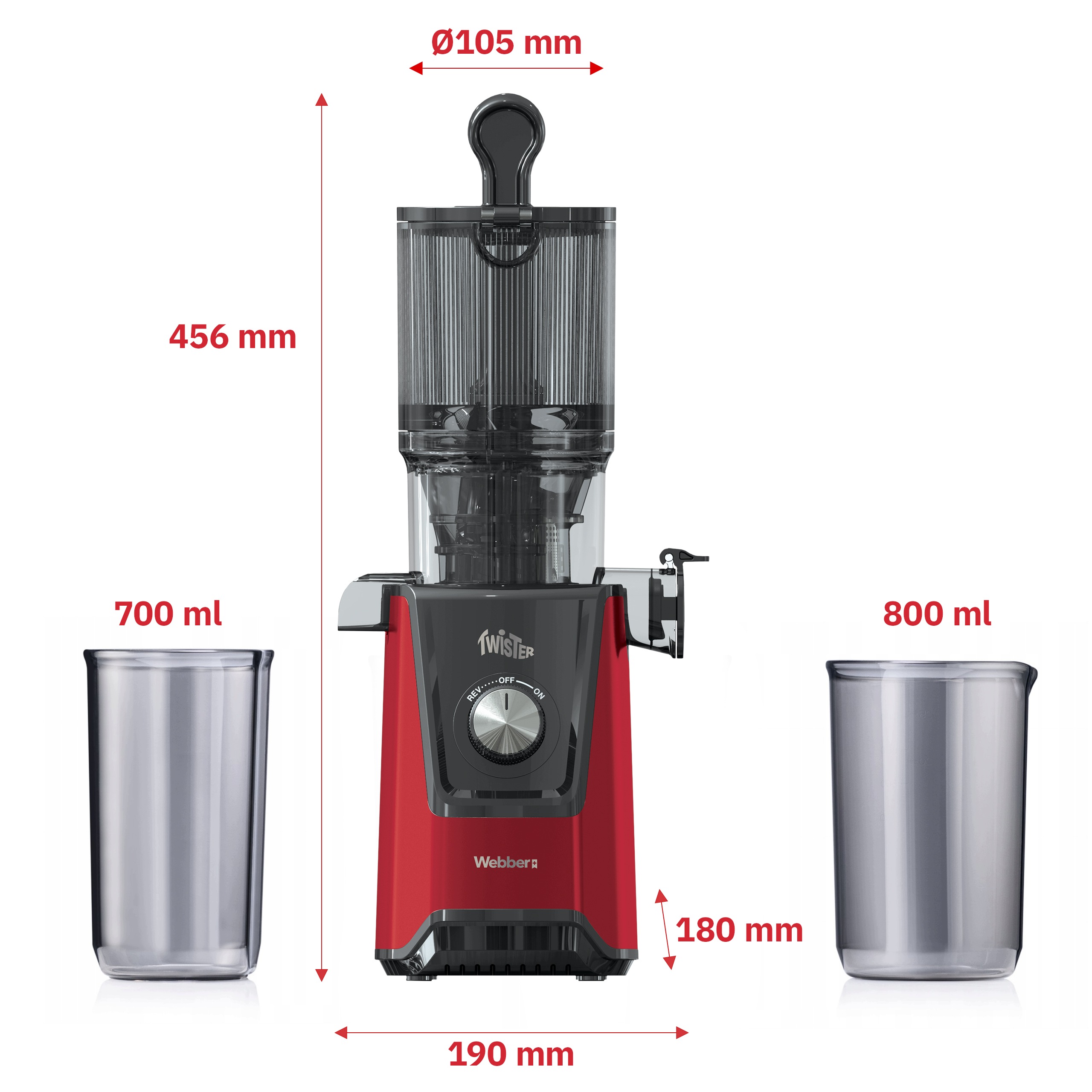 Wyciskarka Wolnoobrotowa Sokowirówka Do Owoców Warzyw SJ400 200W