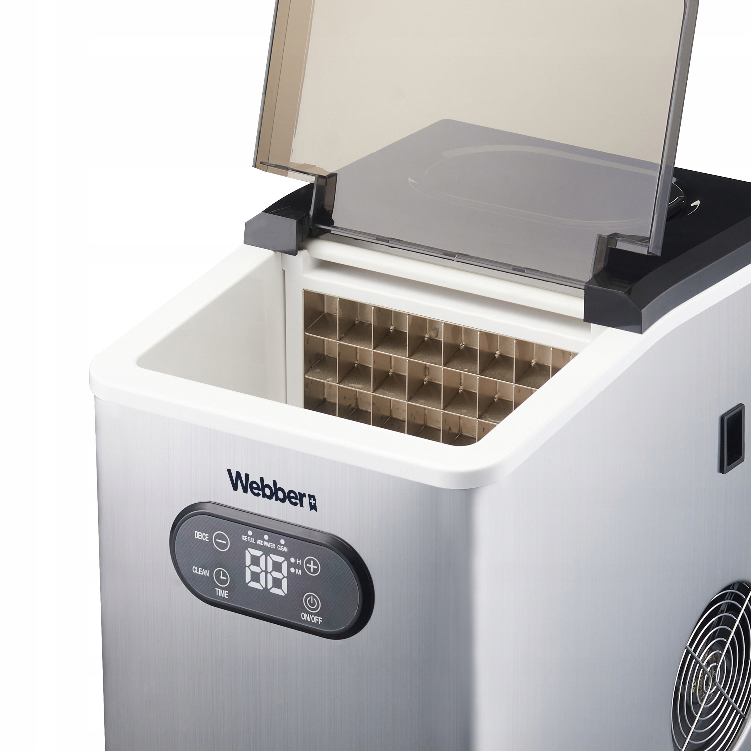 Kostkarka Do Lodu Frio IM-201 25kg LCD 3 Tryby Wody Inox 24 Kostki