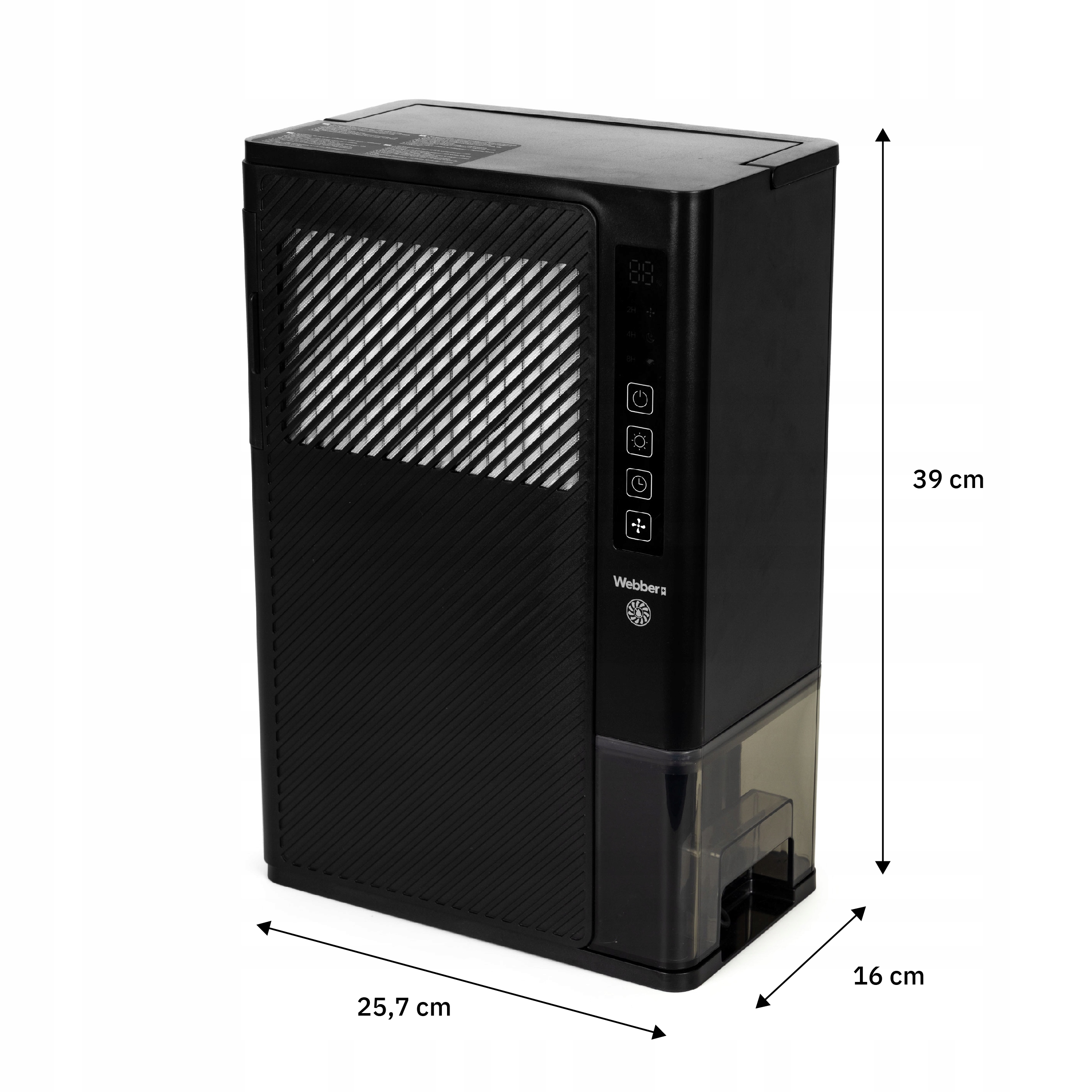 Osuszacz Powietrza DEX 1 Pochłaniacz 3 l / 24H Cichy HEPA LED 20m² D