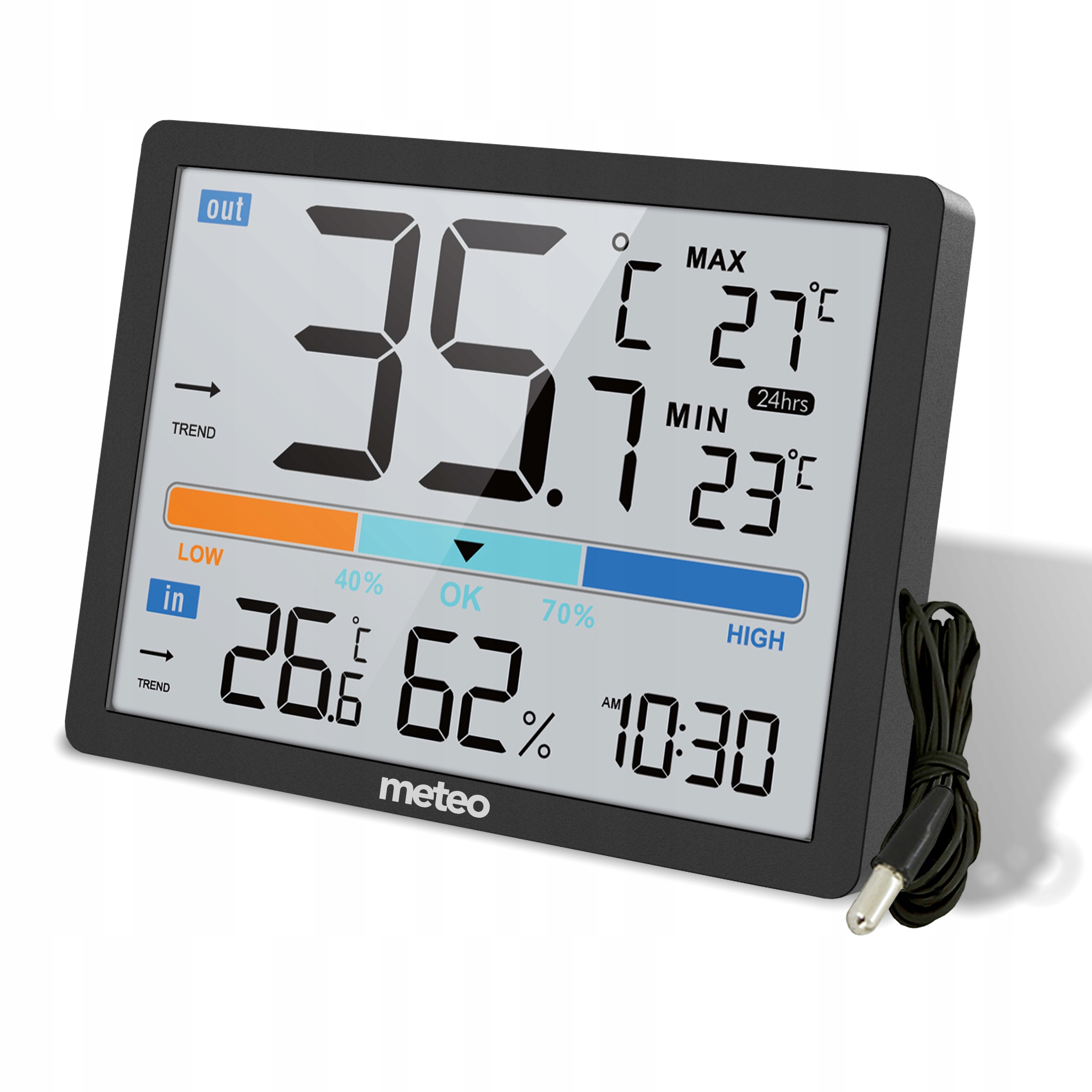 Stacja Pogodowa Cyfrowa Termometr METEO SP109C