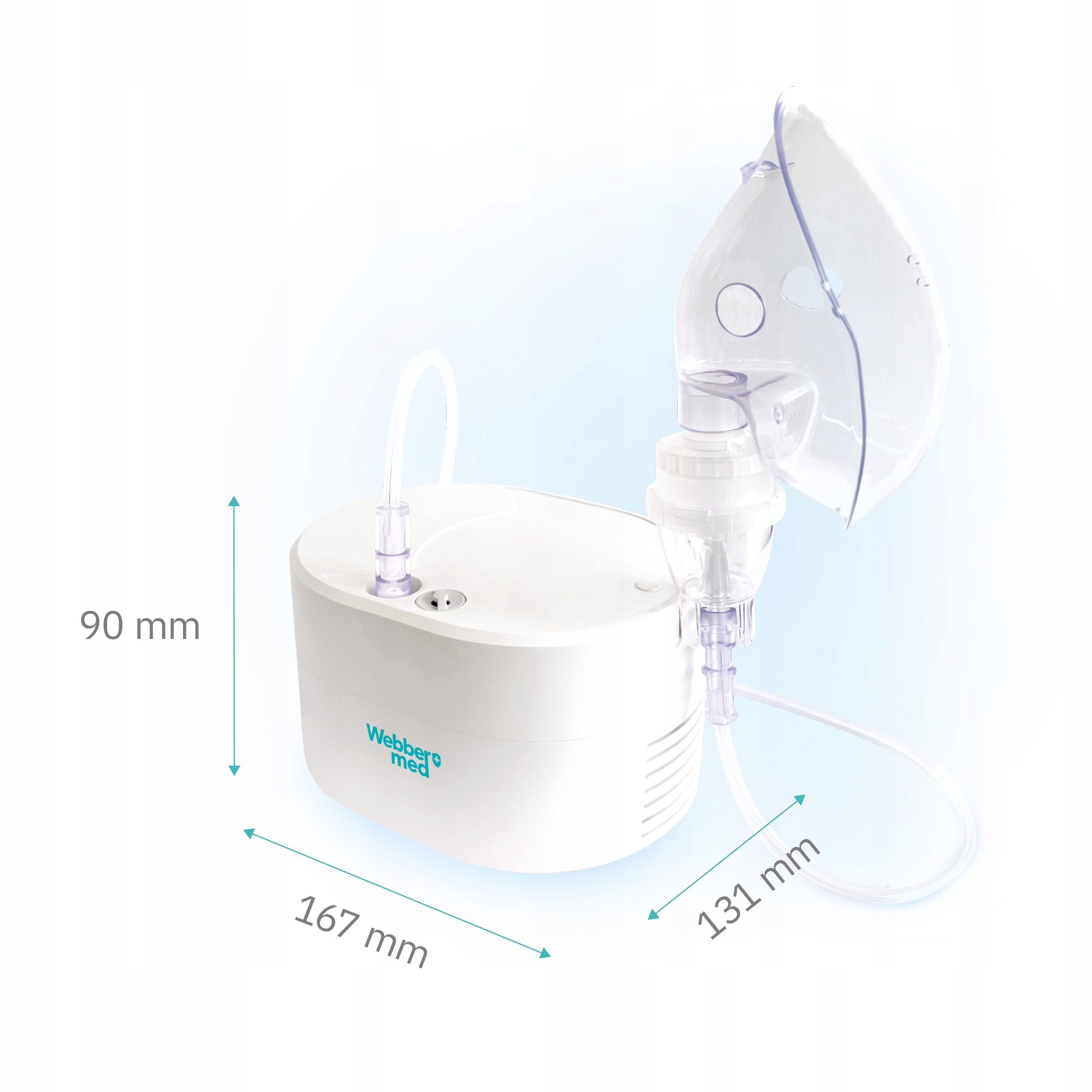 Inhalator Nebulizator Kompresorowy Pneumatyczny Dla Dzieci Dorosłych