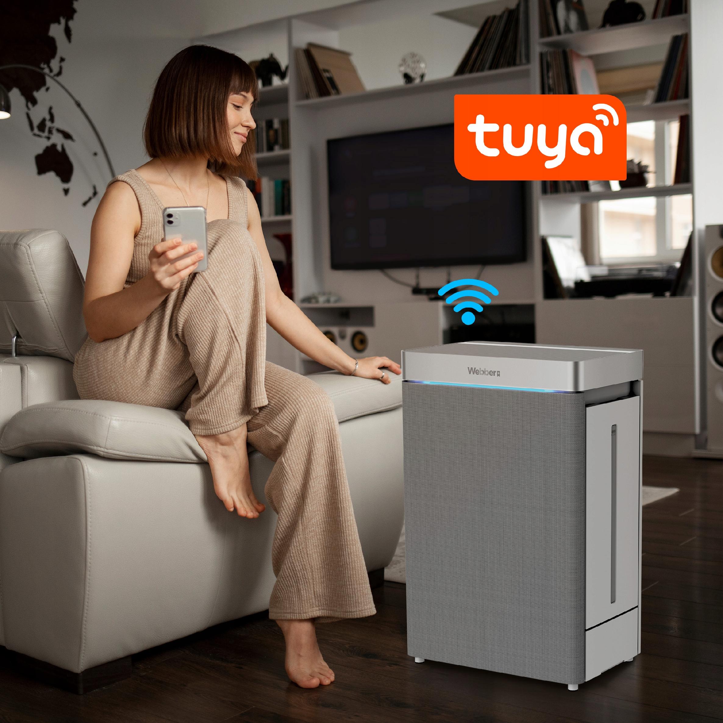 Oczyszczacz Powietrza Nawilżacz AP9750 SMART AI WIFI 100W 57m