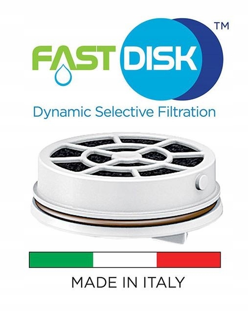 Filtry Do Wody LAICA FAST DISK 3 szt Wkłady Do Butelki Filtrującej Karafki