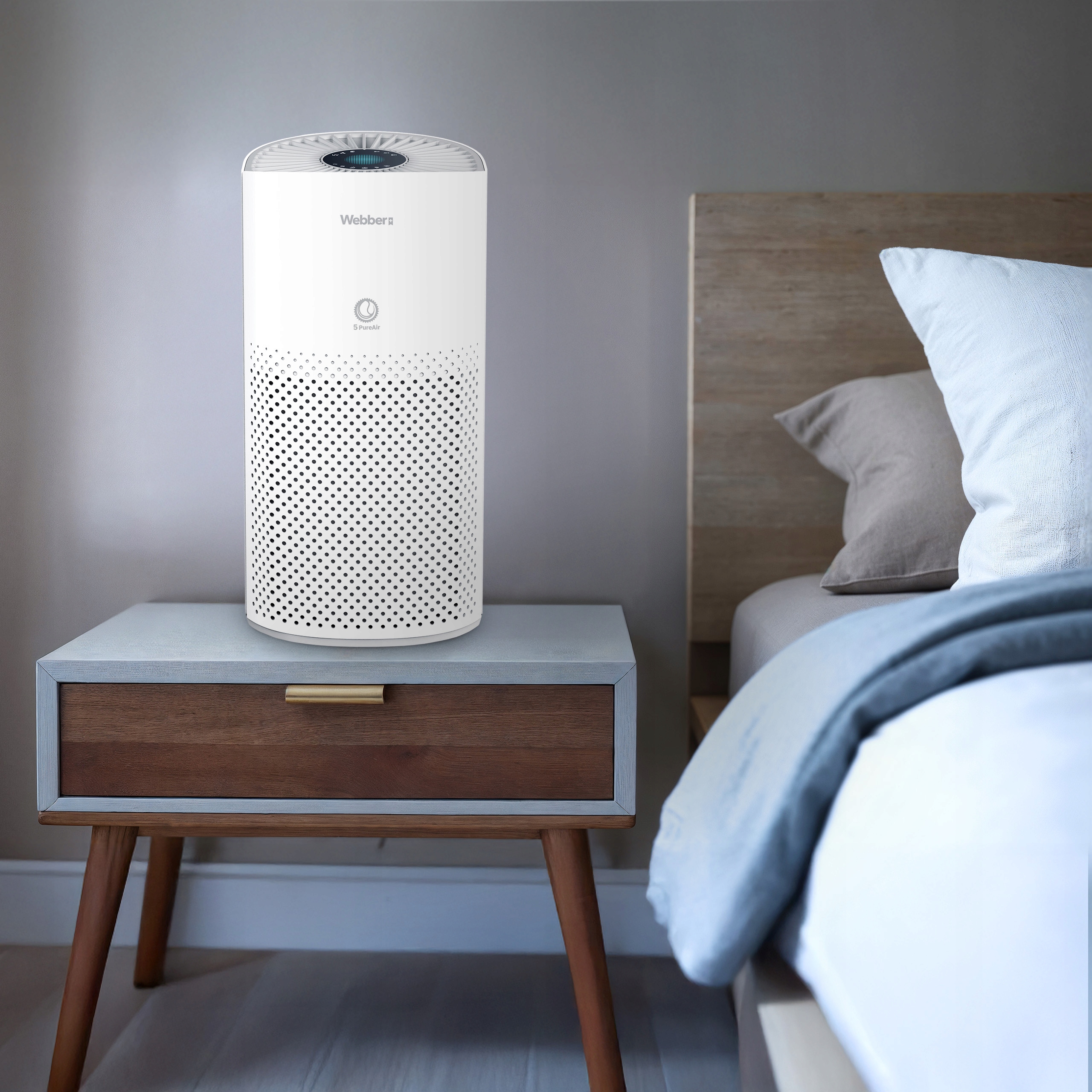 Oczyszczacz Powietrza AP8550 HEPA H13 WIFI UV-C Jonizacja Smart AI