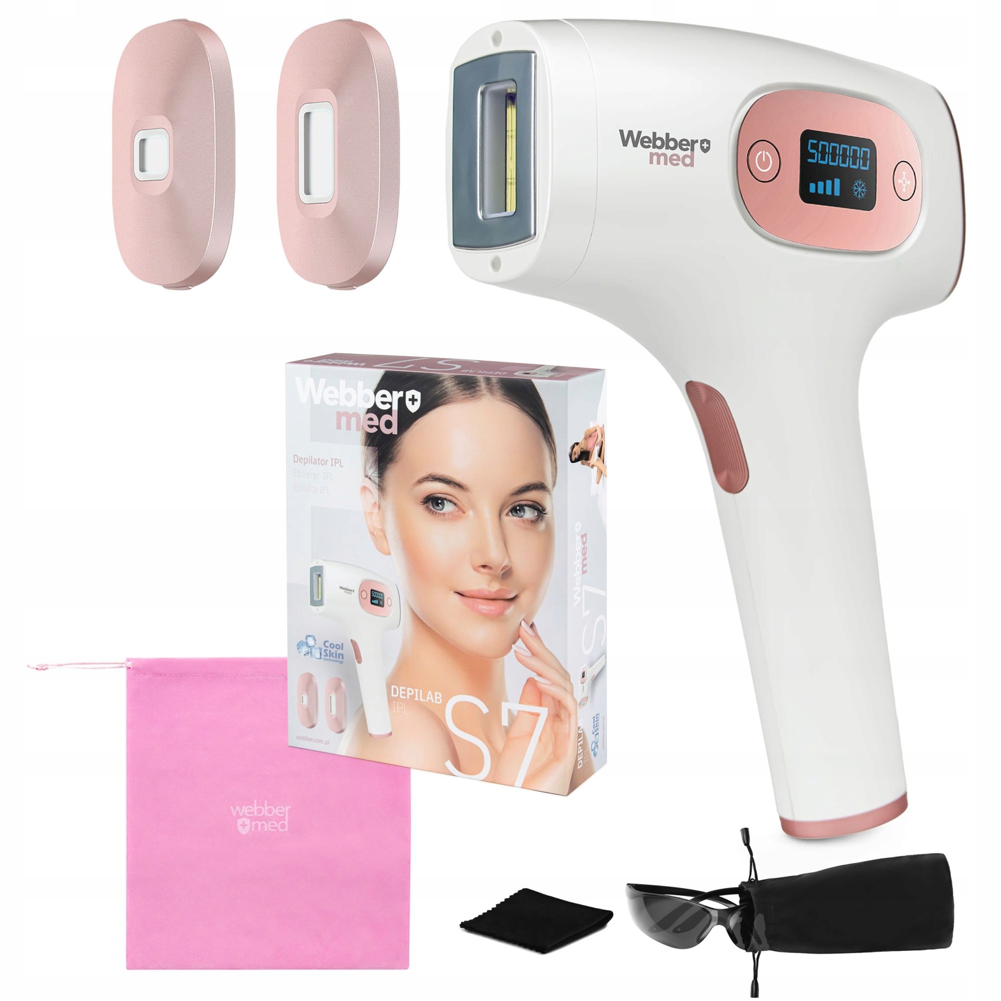 Depilator Ipl Do Włosów Ciała Laserowy Bikini Nóg Bezbolesny Ipl S 7