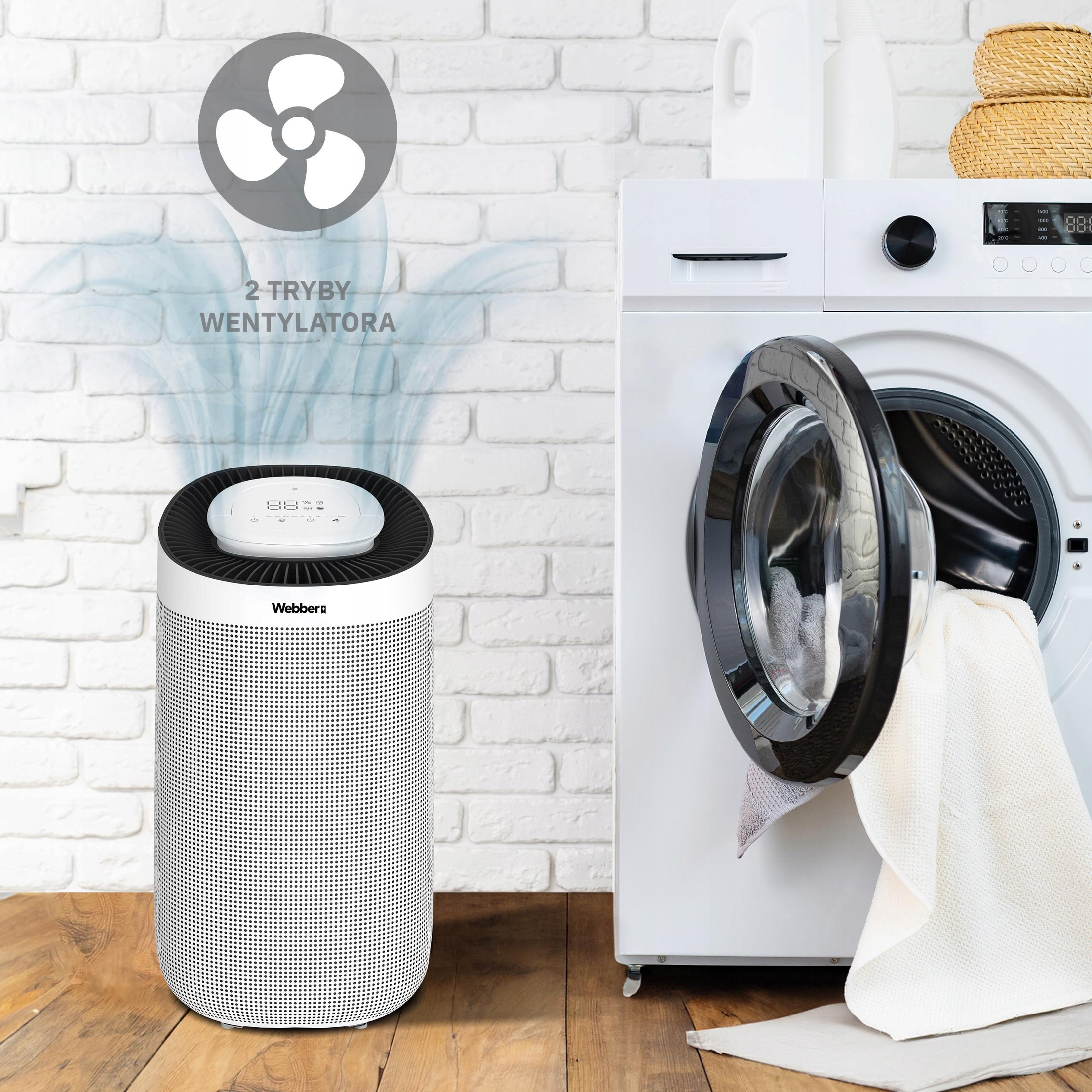 Osuszacz Powietrza WIFI Timer 12L/24H DEC500 Pochłaniacz Wilgoci