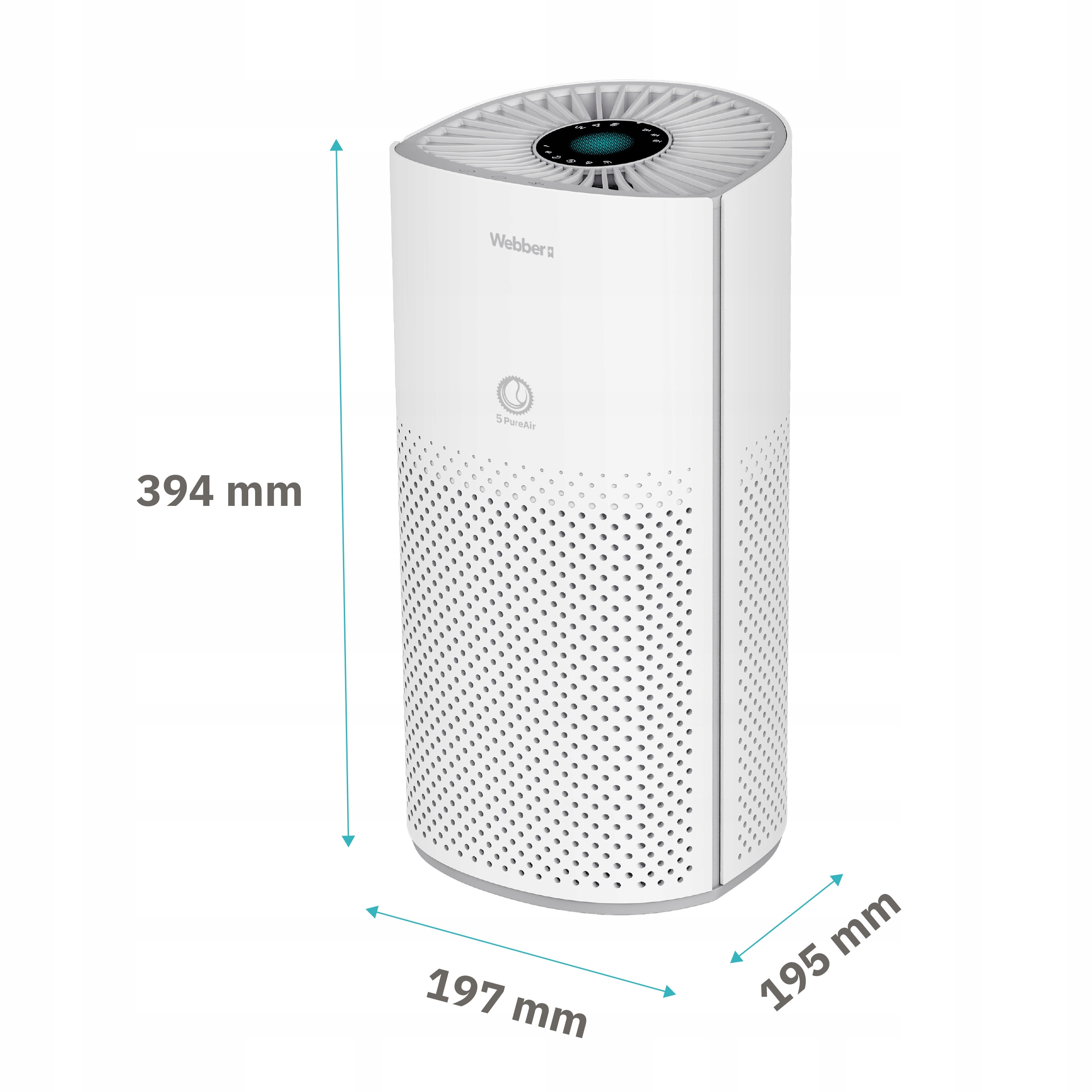 Oczyszczacz Powietrza AP8550 HEPA H13 WIFI UV-C Jonizacja Smart AI