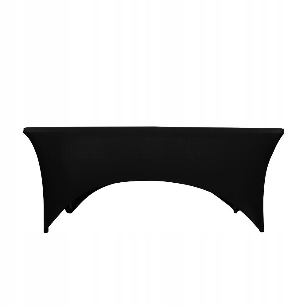 Pokrowiec Obrus Na Stół Cateringowy Ogrodowy 240 Elastyczny - Czarny