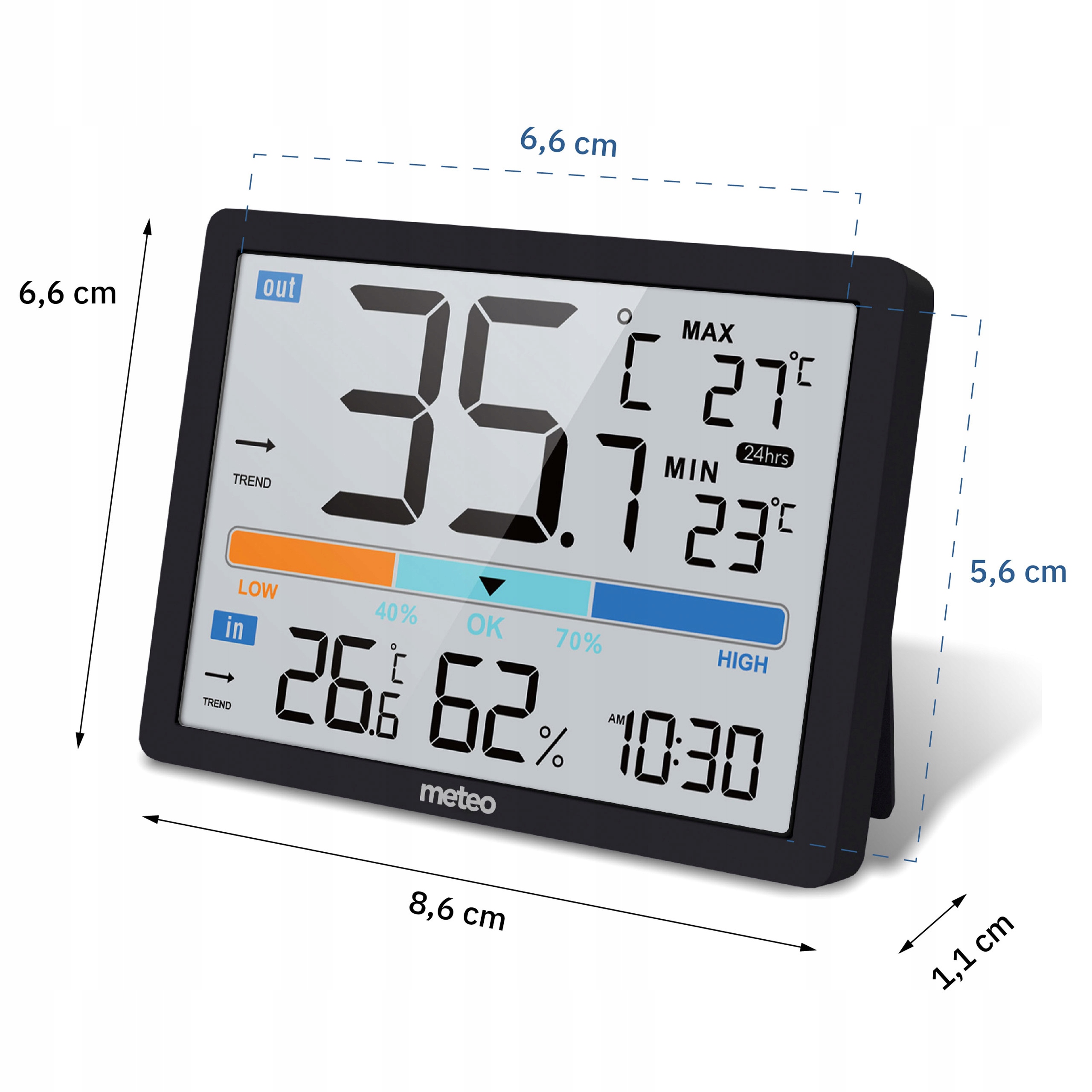 Stacja Pogodowa Cyfrowa Termometr METEO SP109C