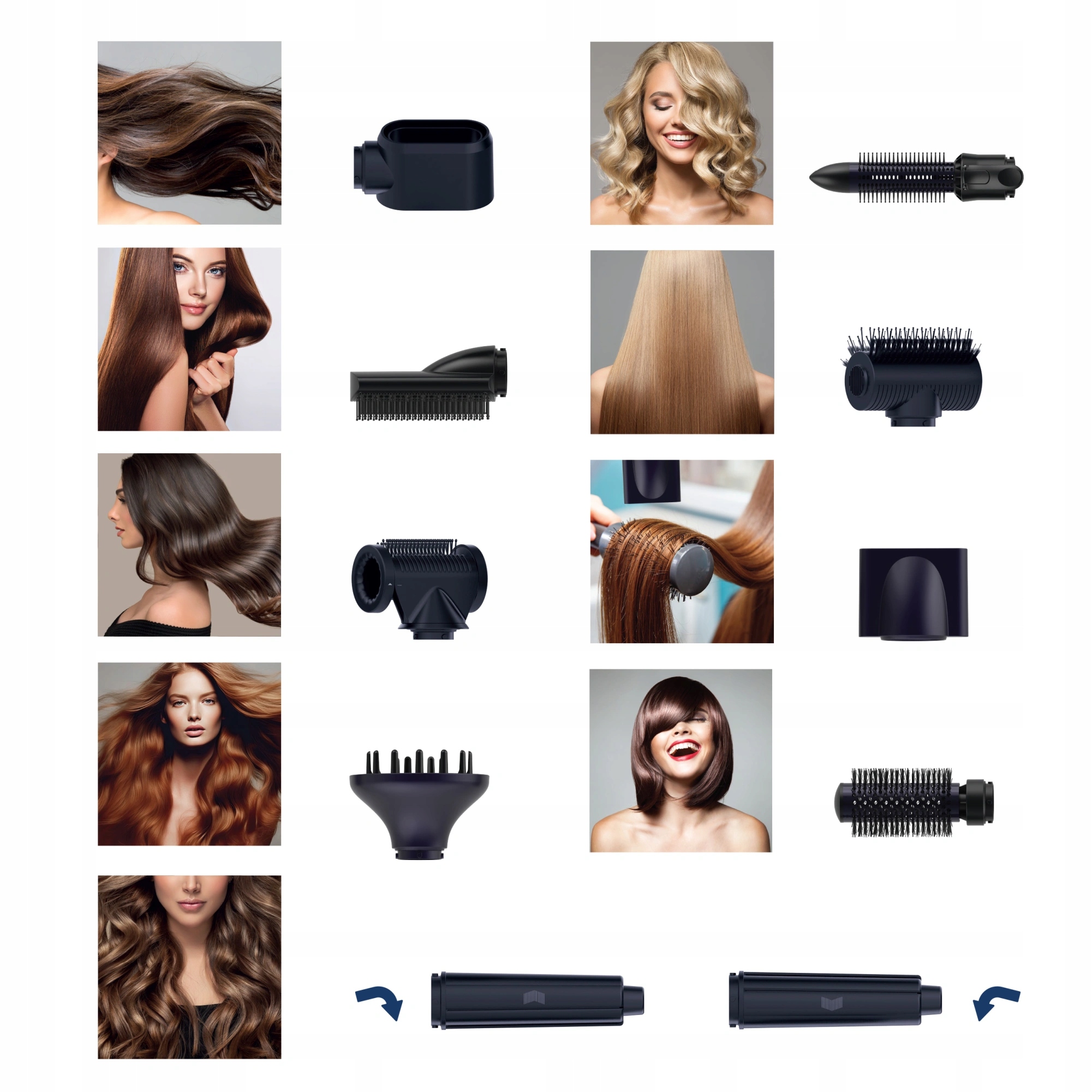 Suszarka I Stylizator Do Włosów 10w1 Celia HD-1298