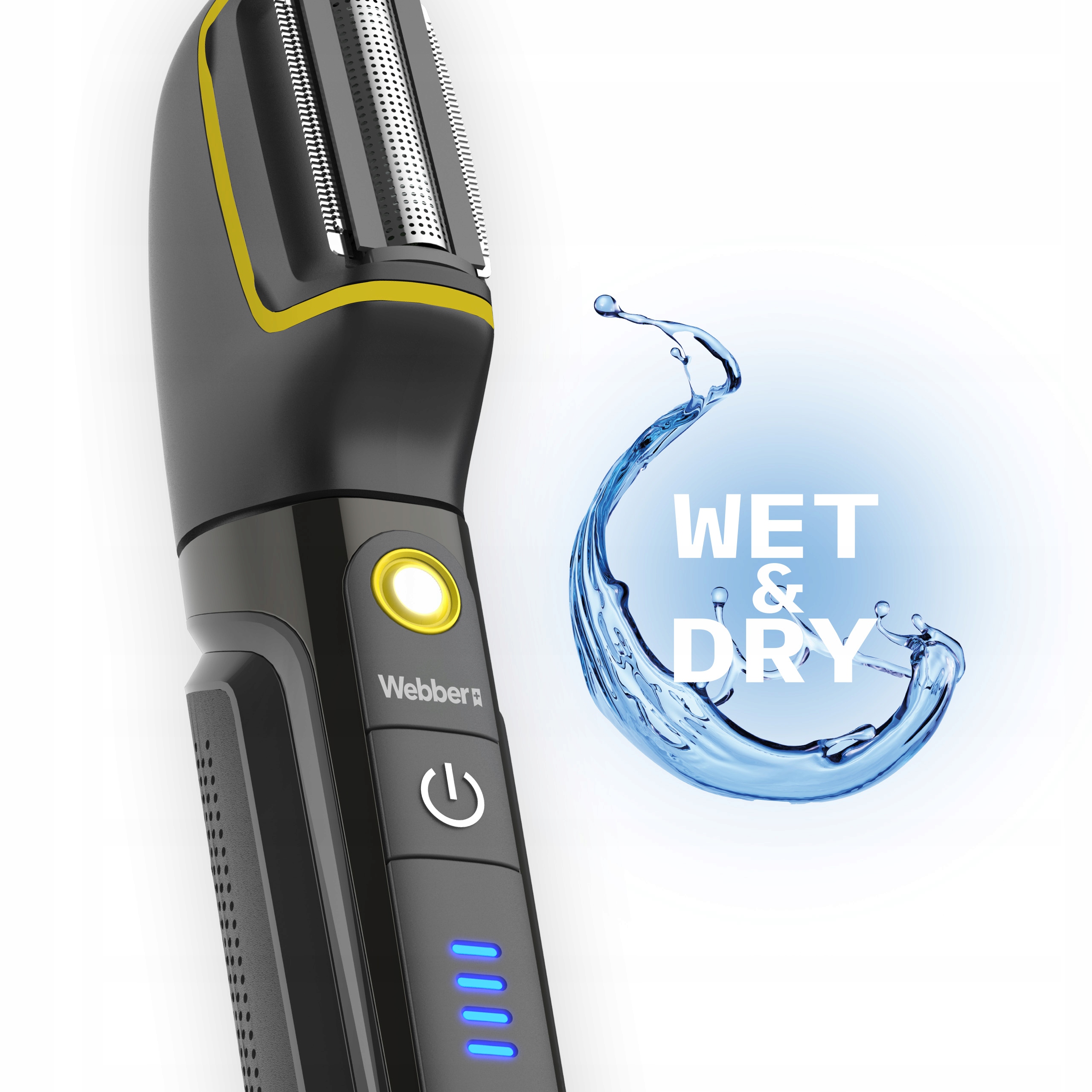 Trymer Męski BG-600 8w1 Do Włosów Brody Ciała Wet&Dry IPX7 LED PRO