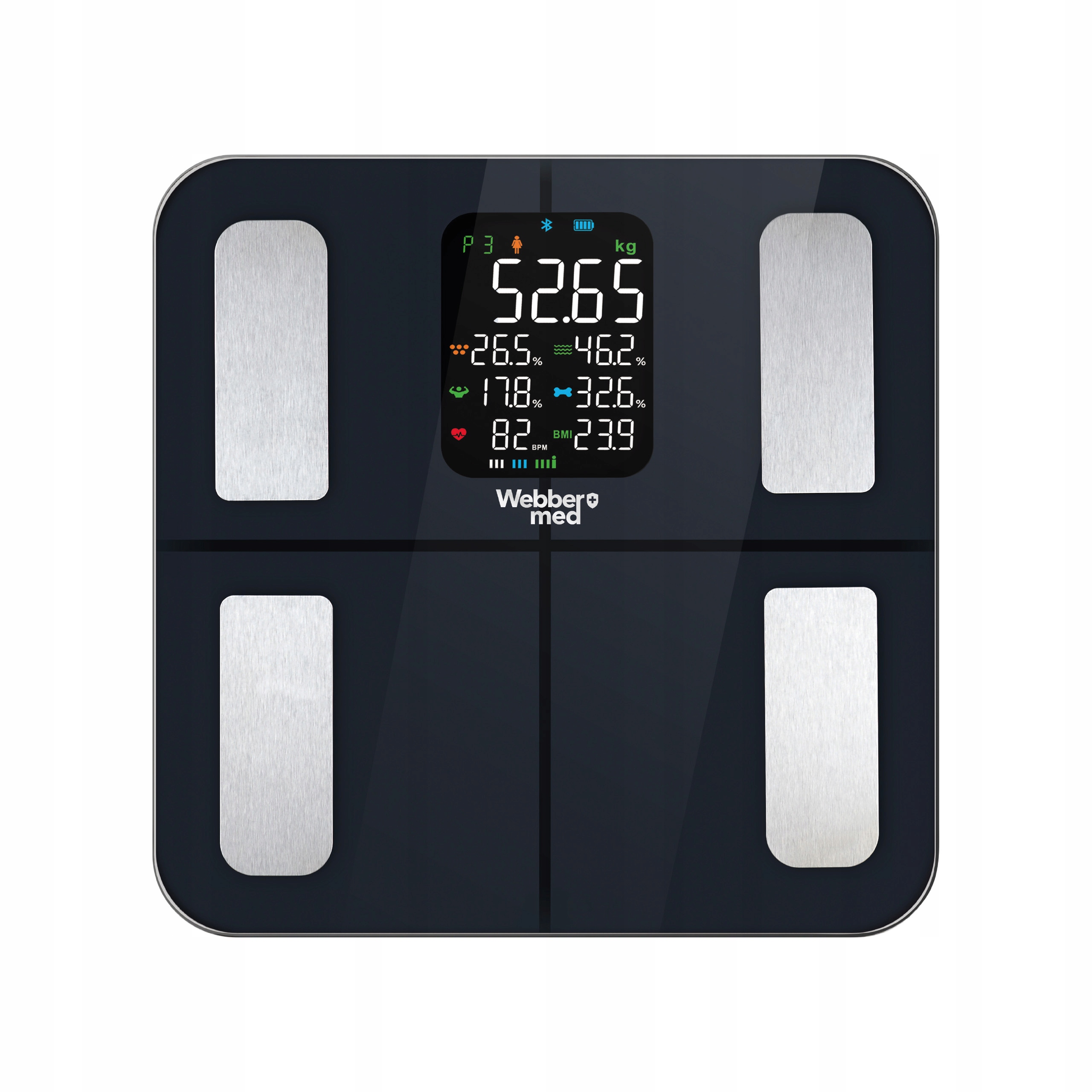 Waga Łazienkowa Analityczna 16 Parametrów Apple Health, Google Fit, IF1320C