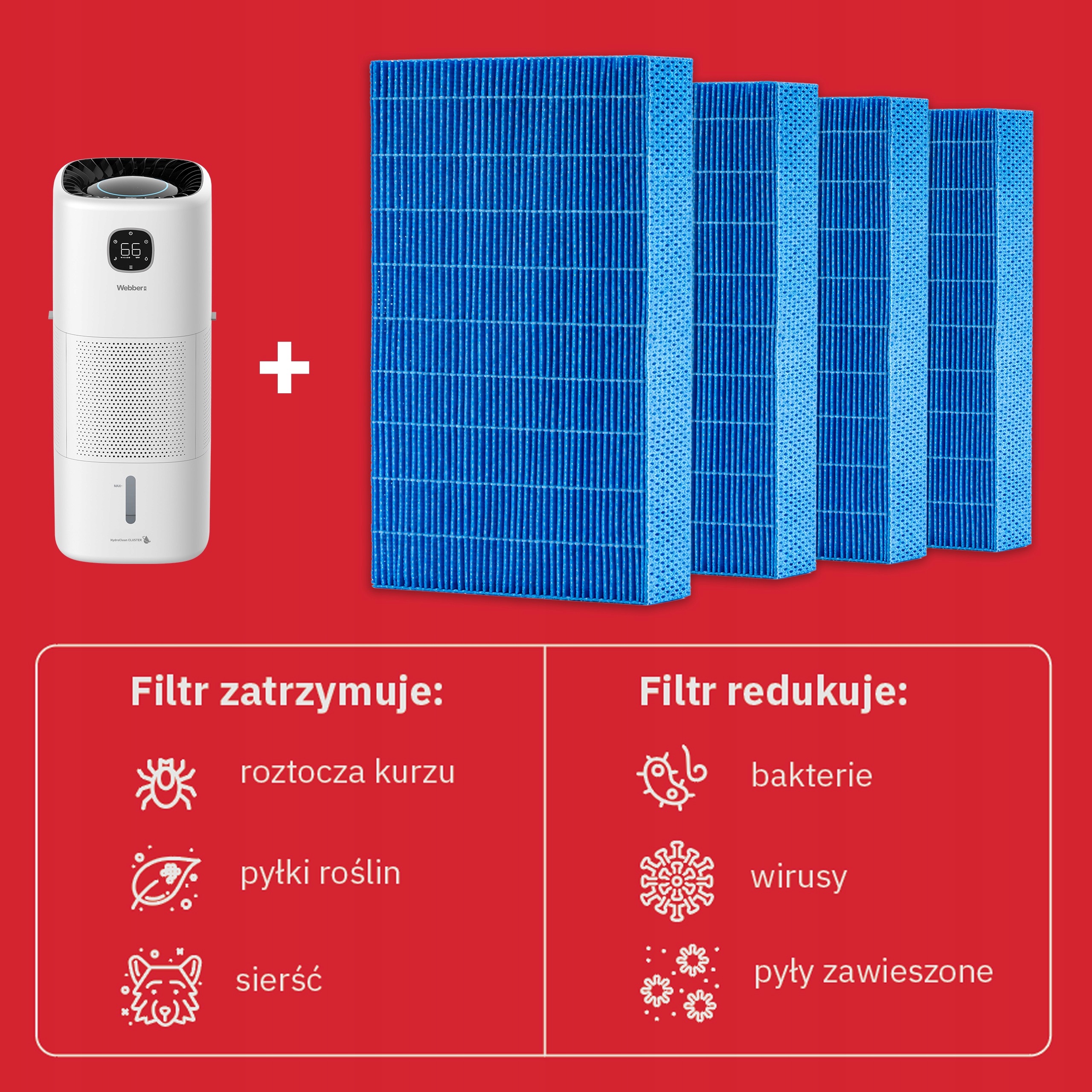 Filtr Do Nawilżacza Powietrza HH10001FNX Oryginalny Ewaporacyjny 4SZ